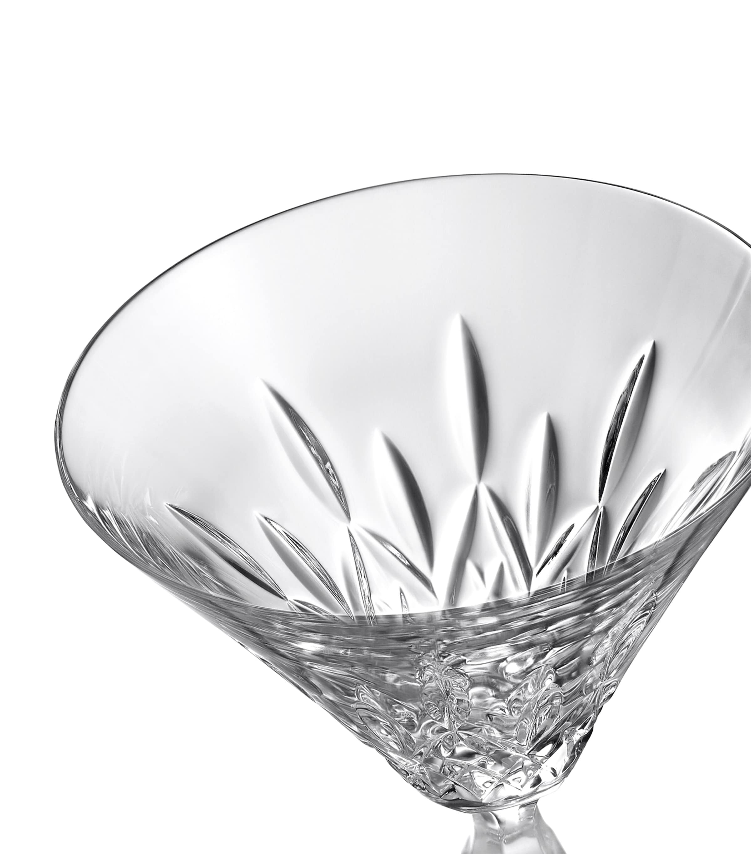 Set of 2 Lismore Martini Glasses (220ml) CLEAR Image 2