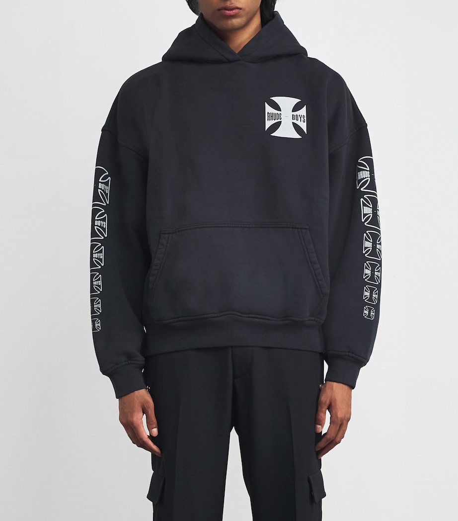 Cotton Cross Hoodie 0027 VINTAGE BLACK Image 3