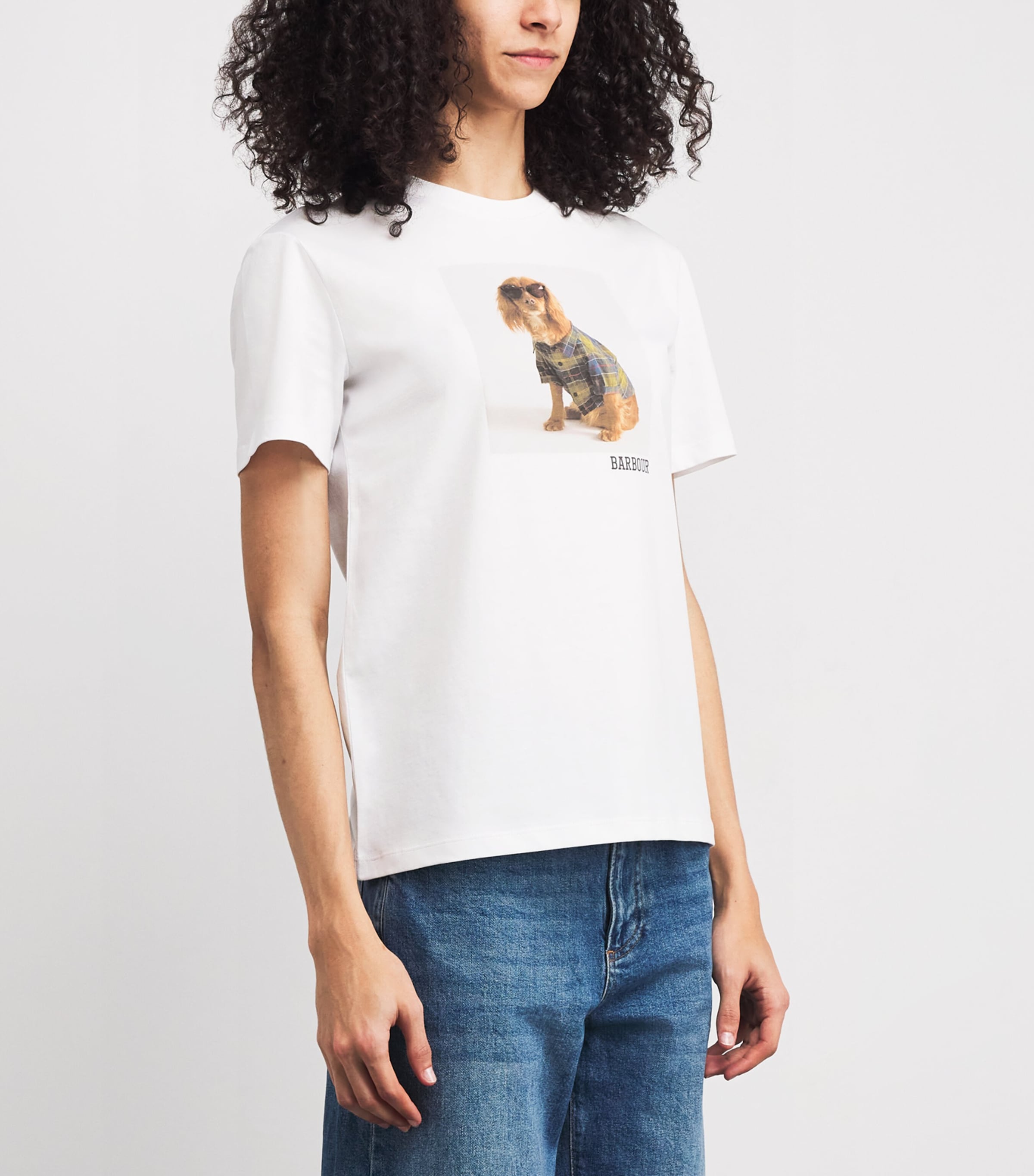 Cotton Marine T-Shirt WHITE Image 3