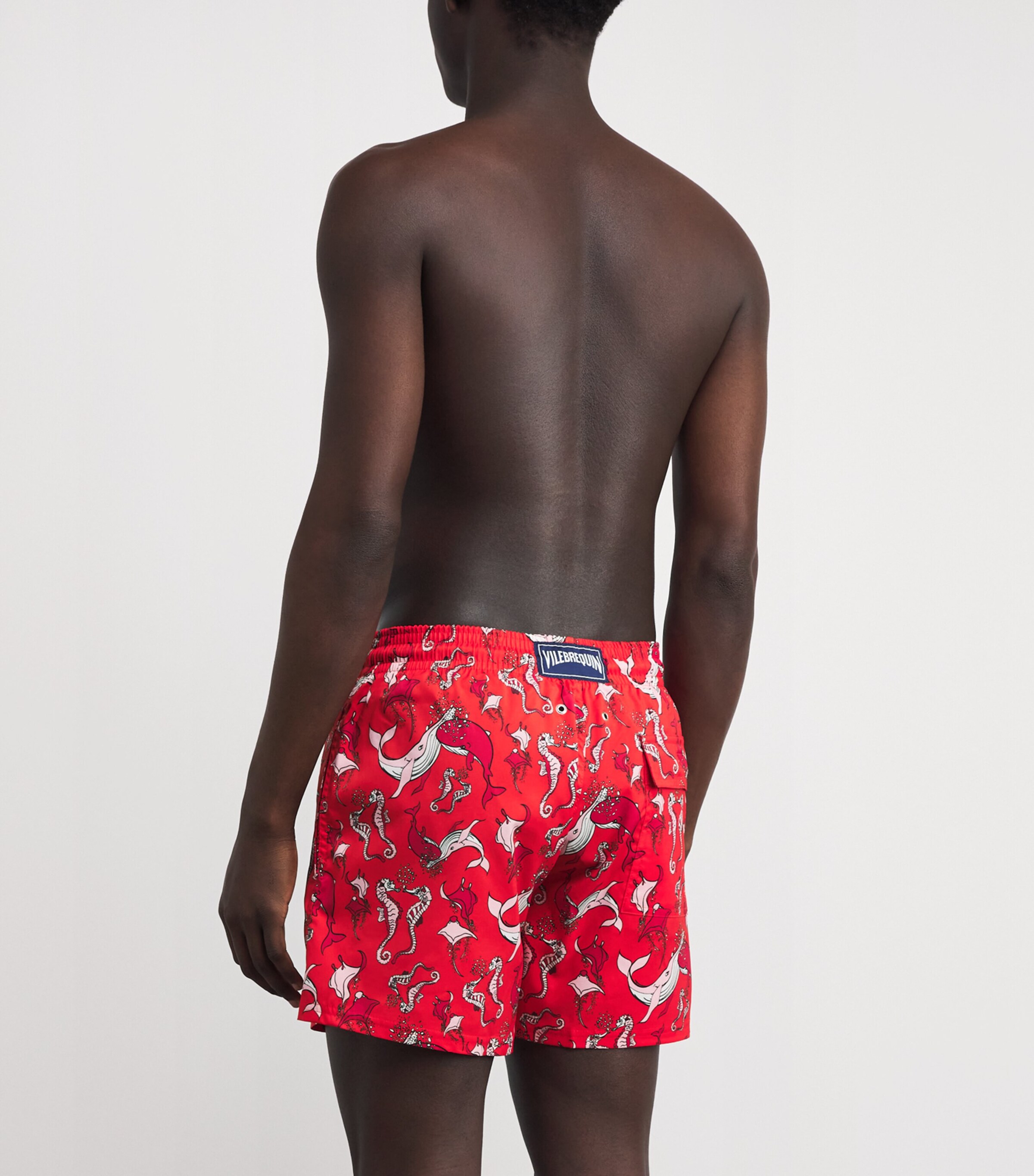 Printed Moorise Swim Shorts 201-COQUELICOT Image 3
