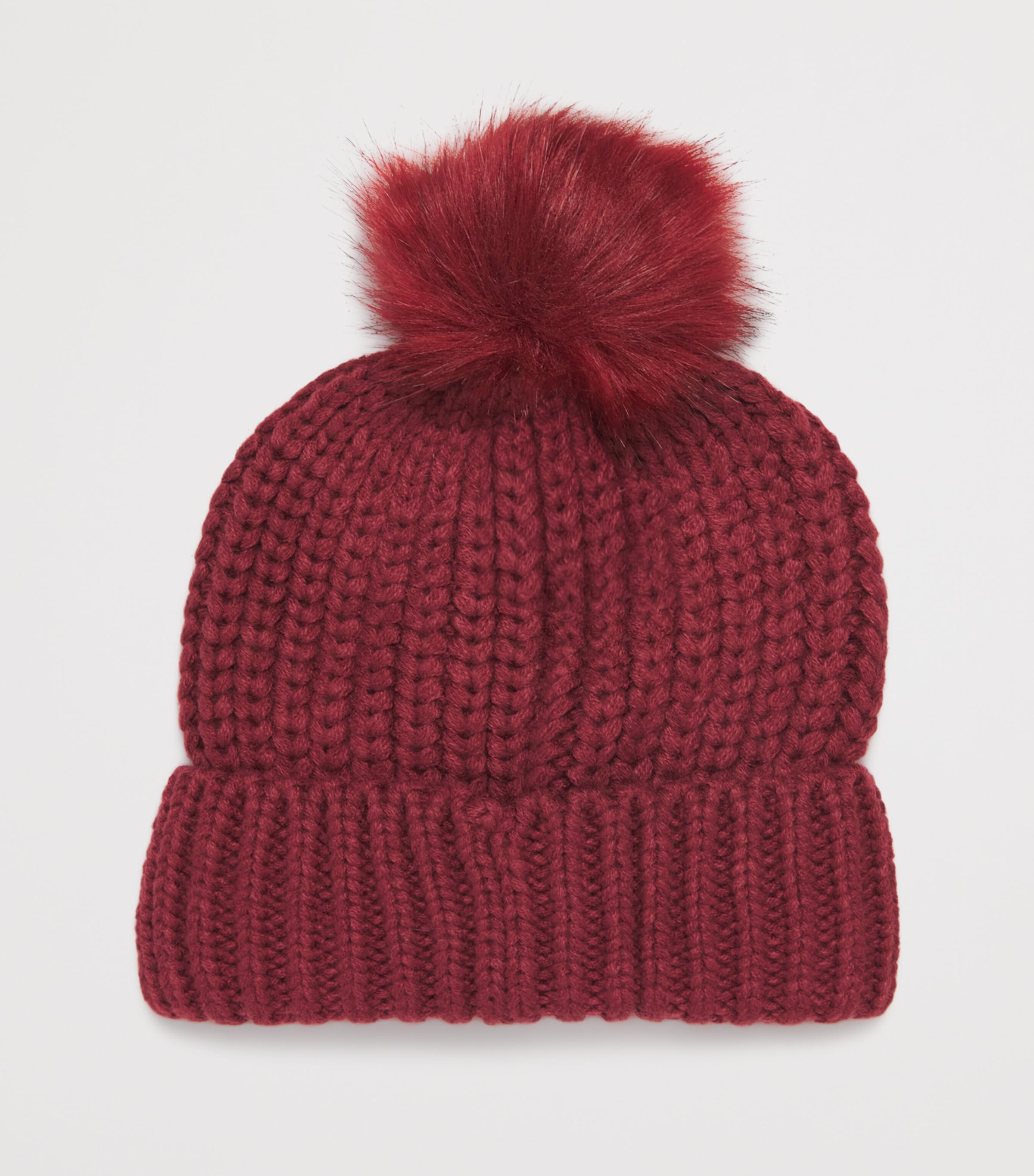 Pom-Pom Saltburn Beanie BIKING RED Image 2