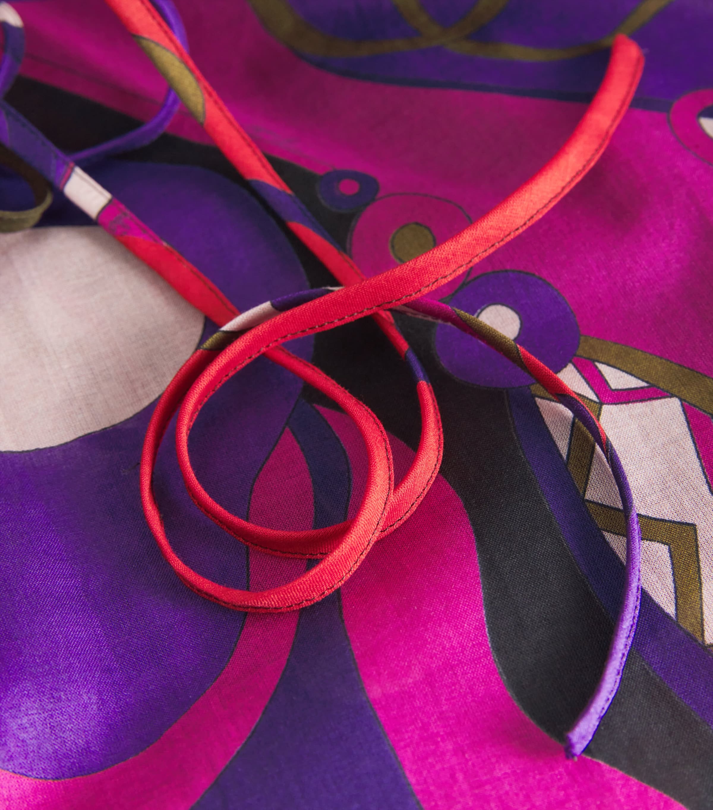 Cotton Kaftan Maxi Dress 017/MULTICOLOR Image 6