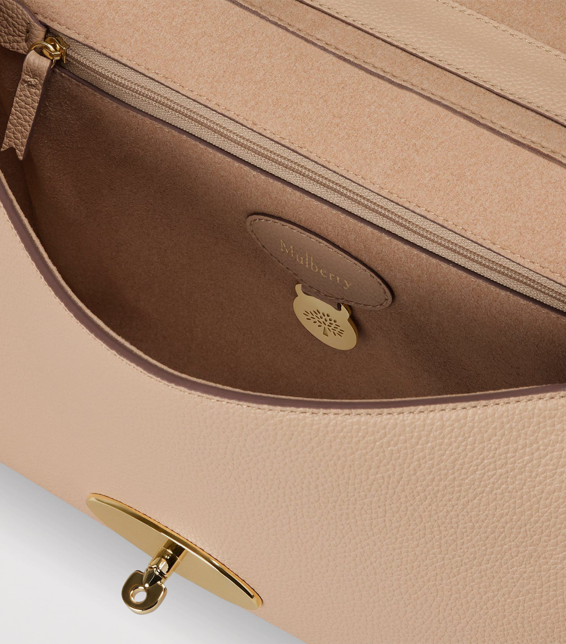 Medium Leather Lily Shoulder Bag CRUMPET Image 5