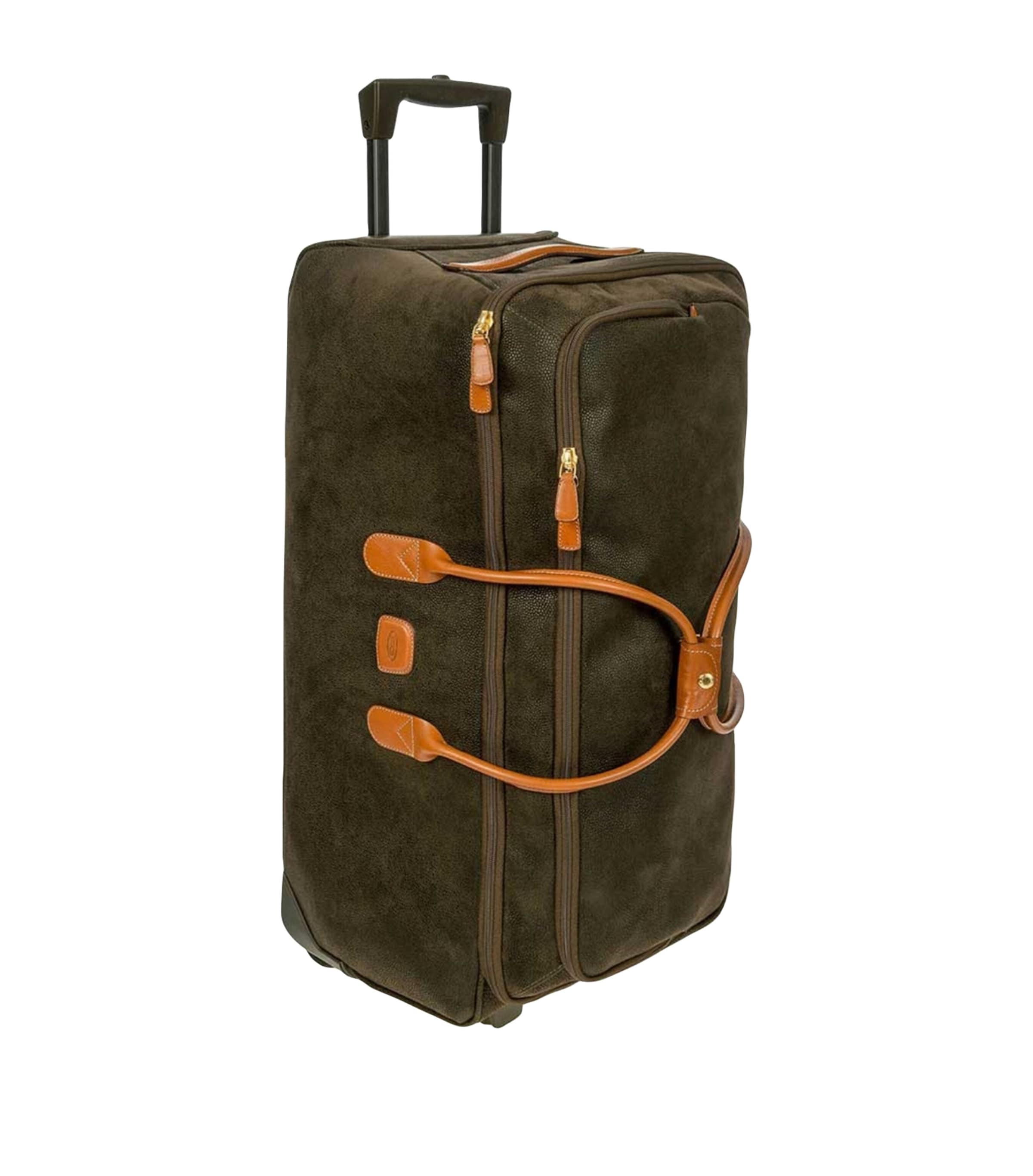 Bric's Soft Life Check-in Duffel Suitcase In Green