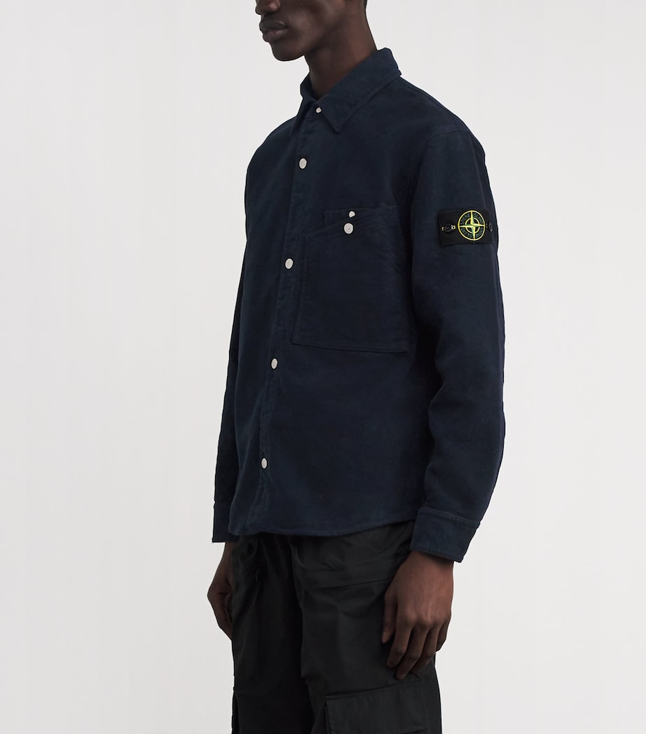 Cotton Button-Up Shirt V0020 Image 3