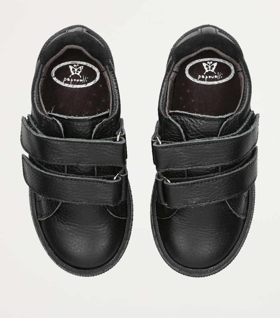 papouelli Leather Atlas Sneakers Black Image 4