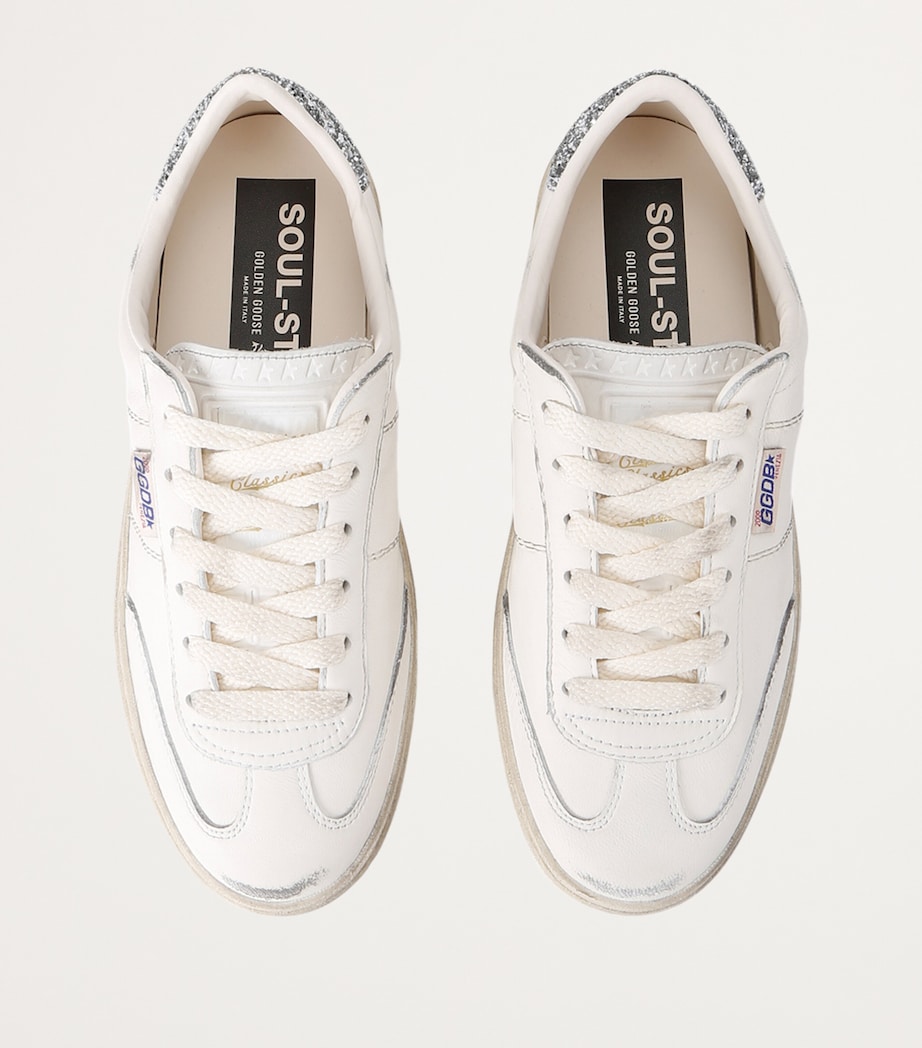 Golden Goose Leather Soul Star Sneakers White/oth Image 4