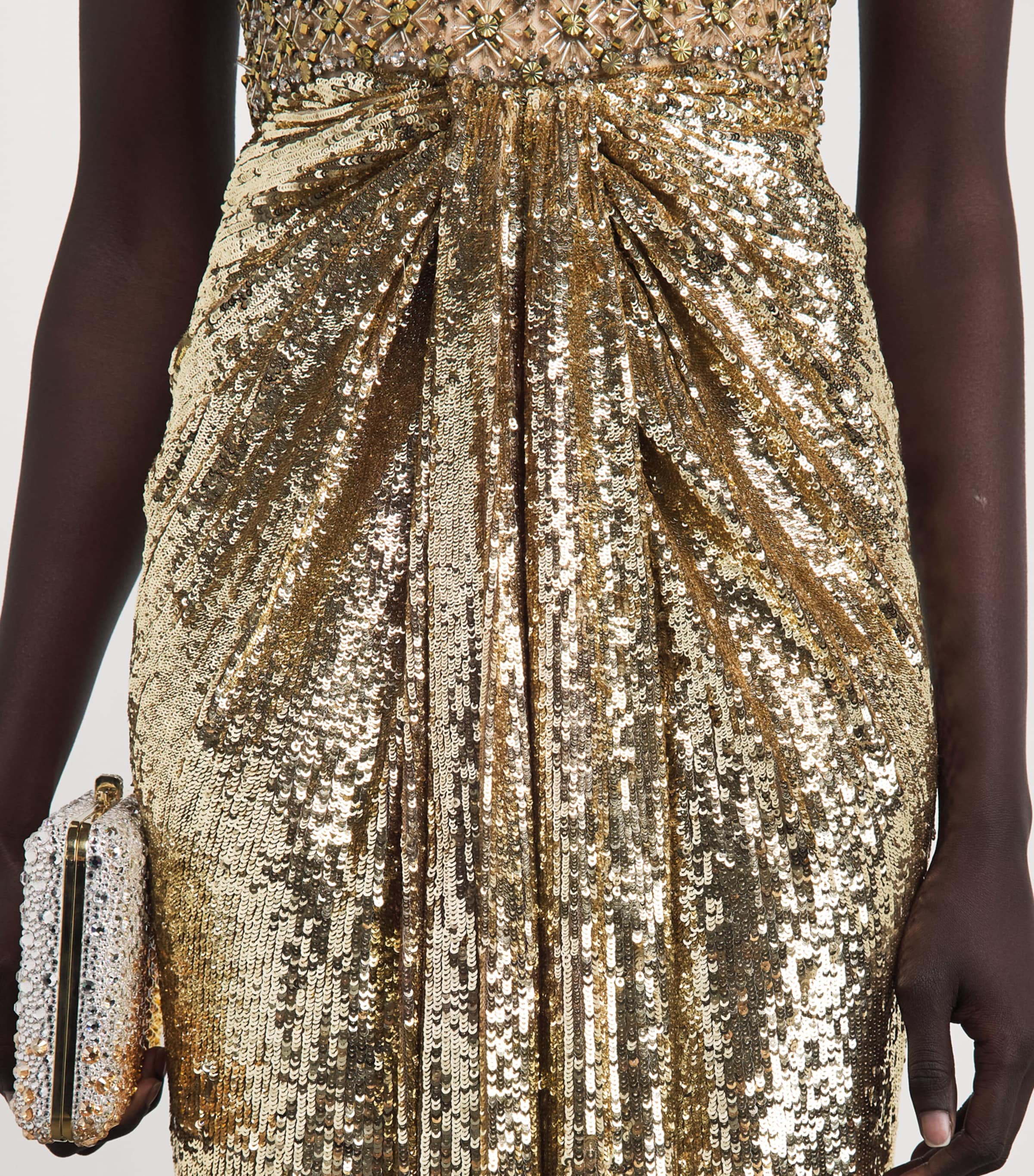 Jenny Packham Womens Only You Column Gown Illusion Image 5