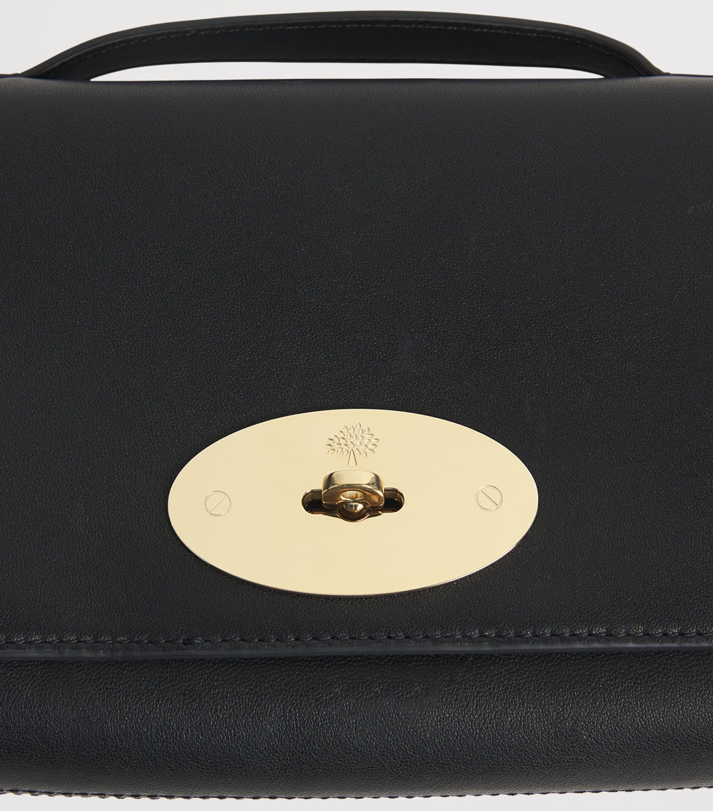 Mulberry Leather Lily Clutch Bag Black Image 6
