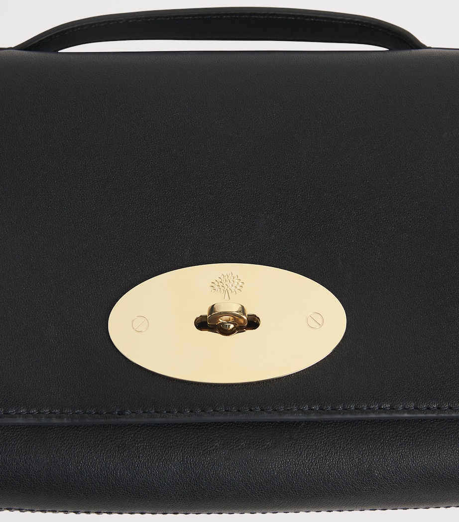 Mulberry Leather Lily Clutch Bag Black Image 6