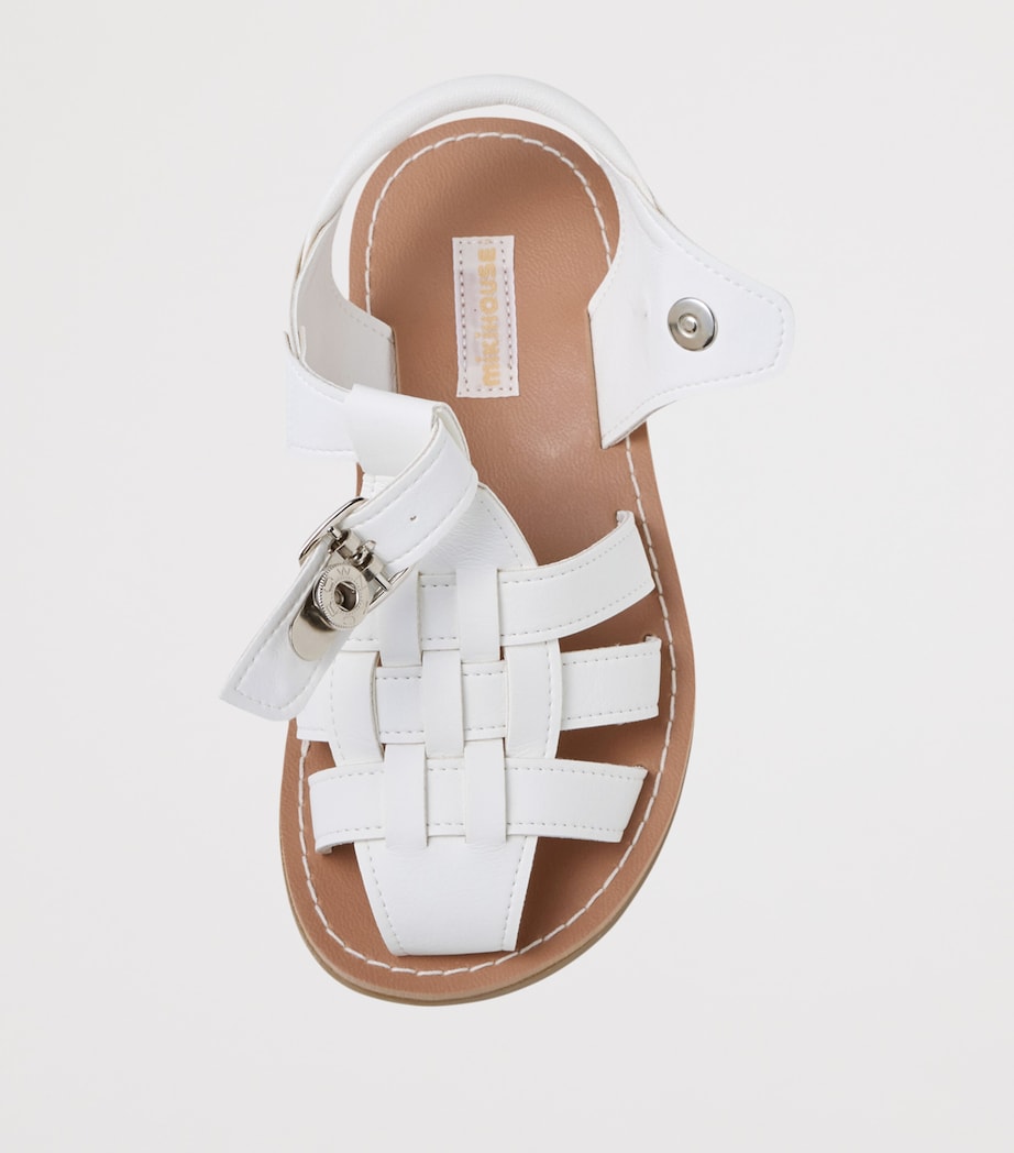 Miki House Faux Leather Sandals Image 4