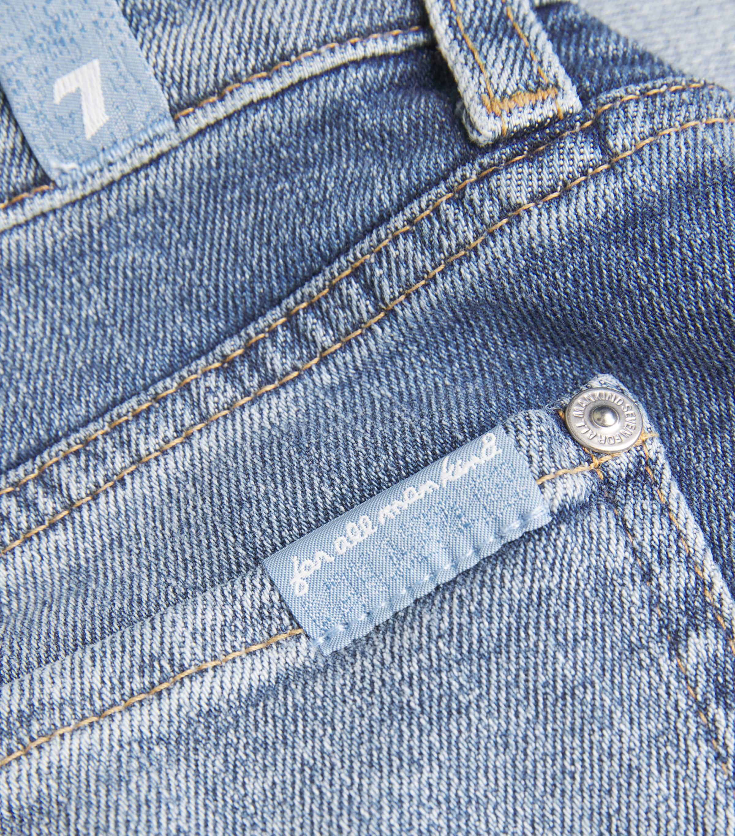 Mid Roll Denim Shorts SHORE Image 5