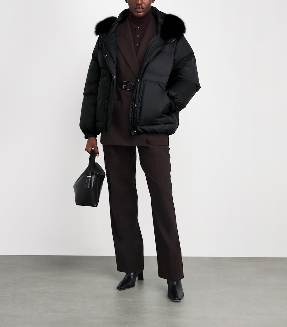 Down-Fur Technical Puffer Jacket (67cm) C99 Image 2