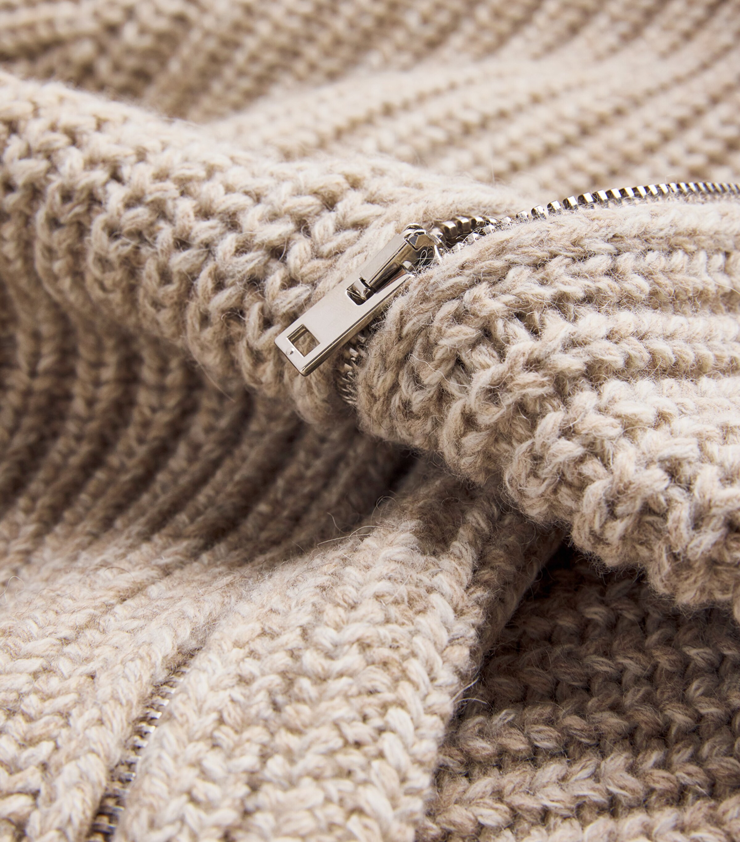 Lemaire Beige Alpaca-Yak Zip-Up Cardigan | Harrods US