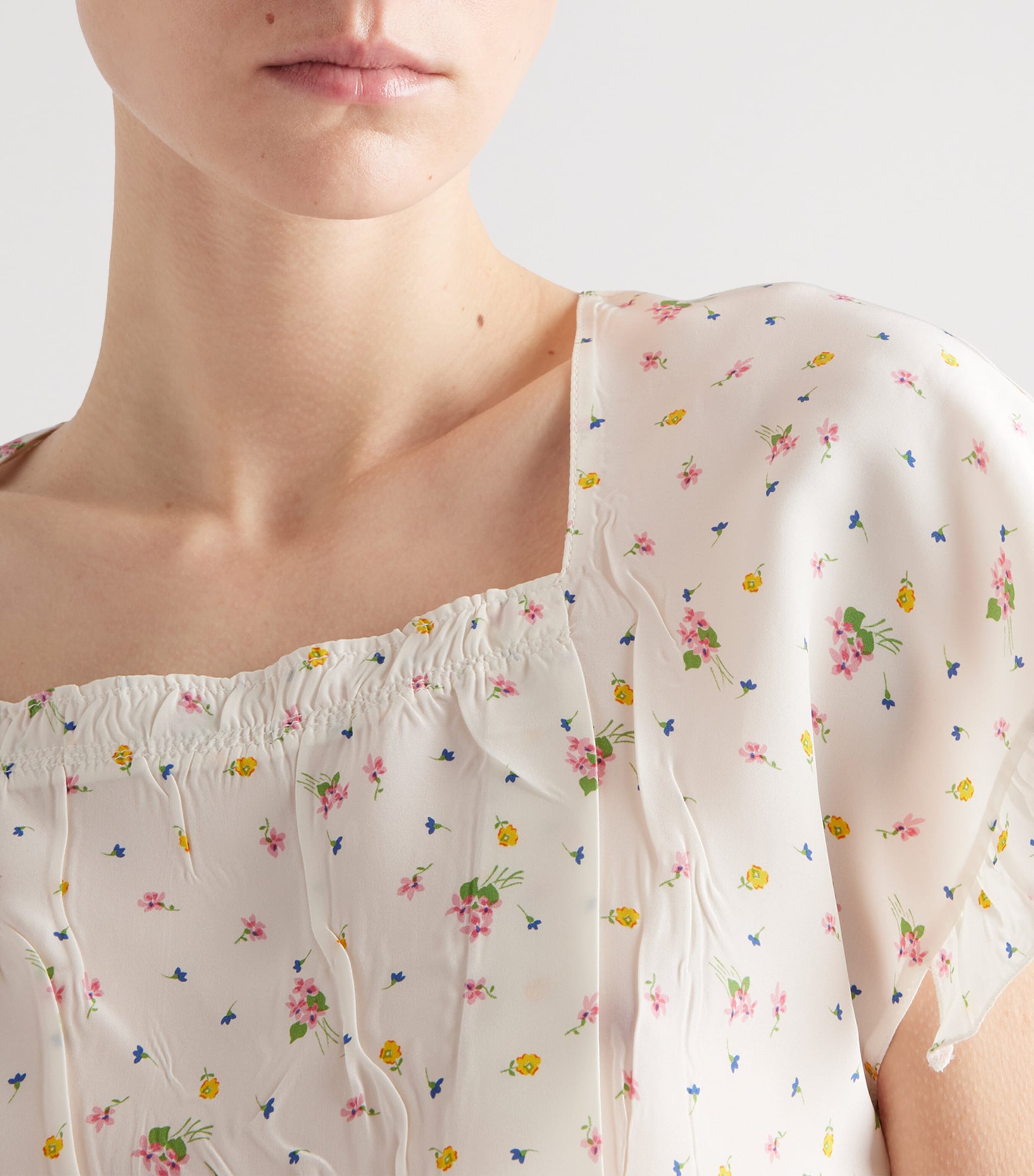 Floral Crop Top F0009 Image 3