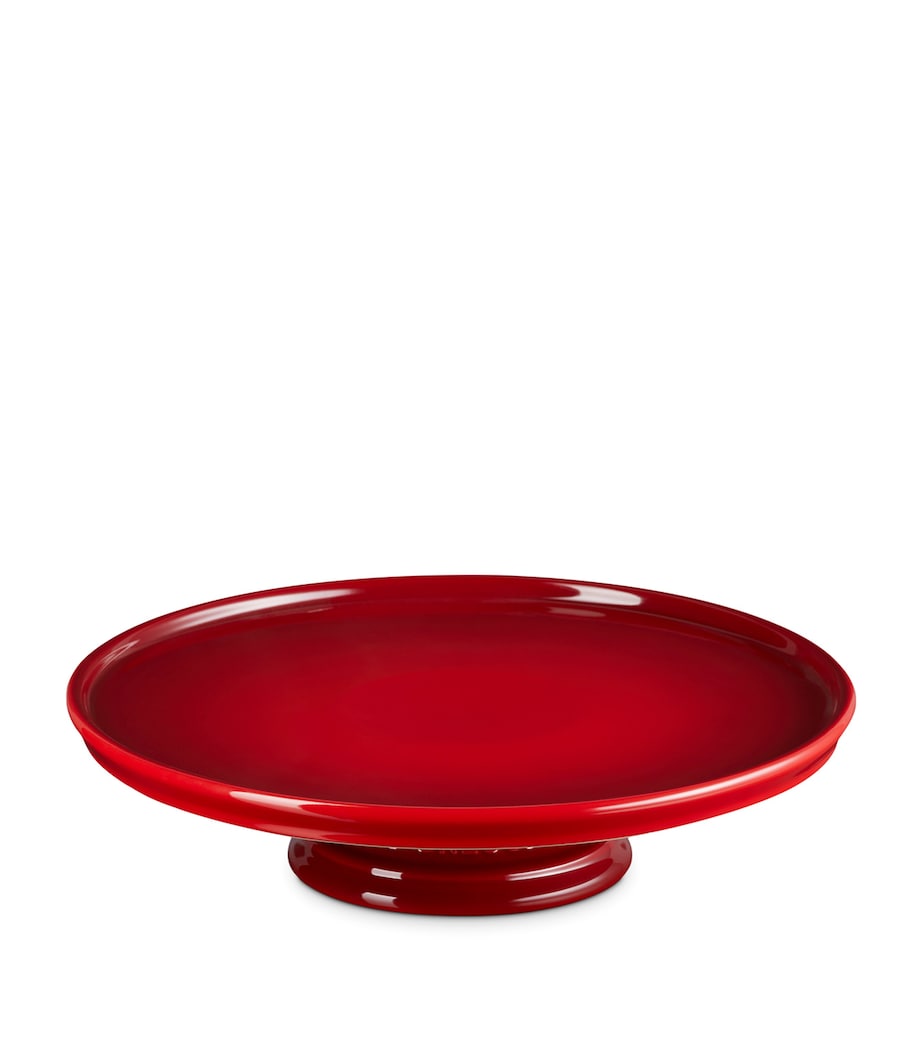 Stoneware Cake Stand (30cm) NO COLOUR Image 1