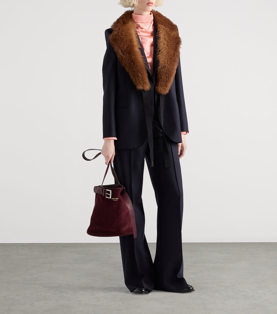 Wool Tailored Trousers F0008 Image 2