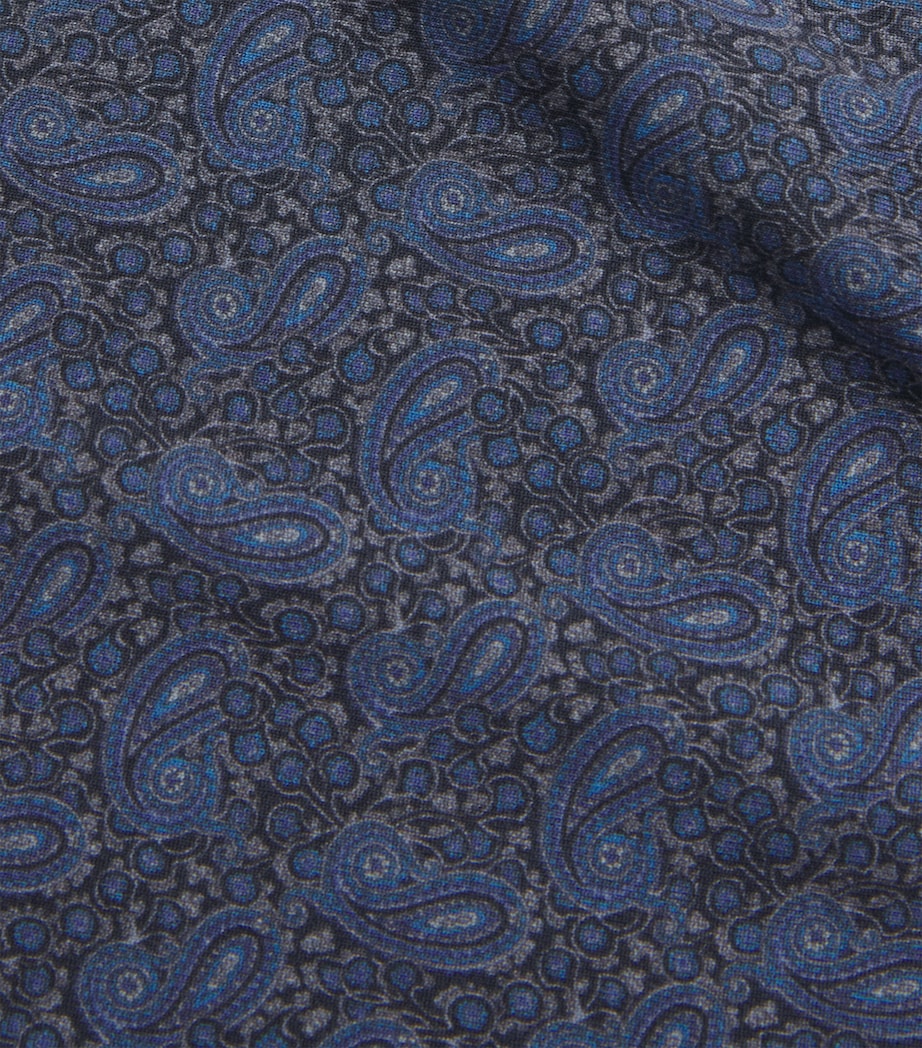 Modal Paisley Henry Hoodie HENRY NAVY/MID GREY Image 5