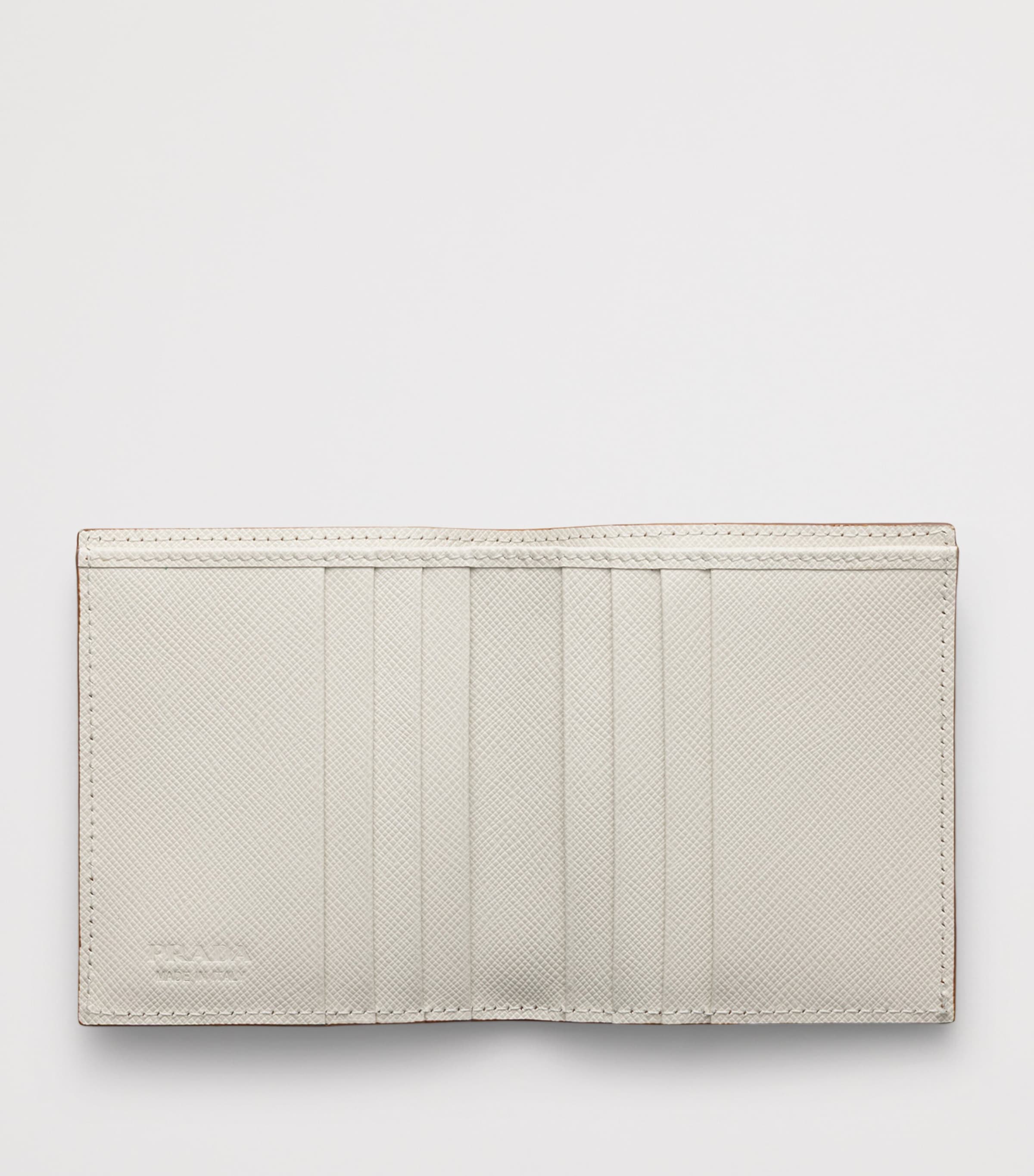Prada Saffiano Leather Wallet Brown Image 2