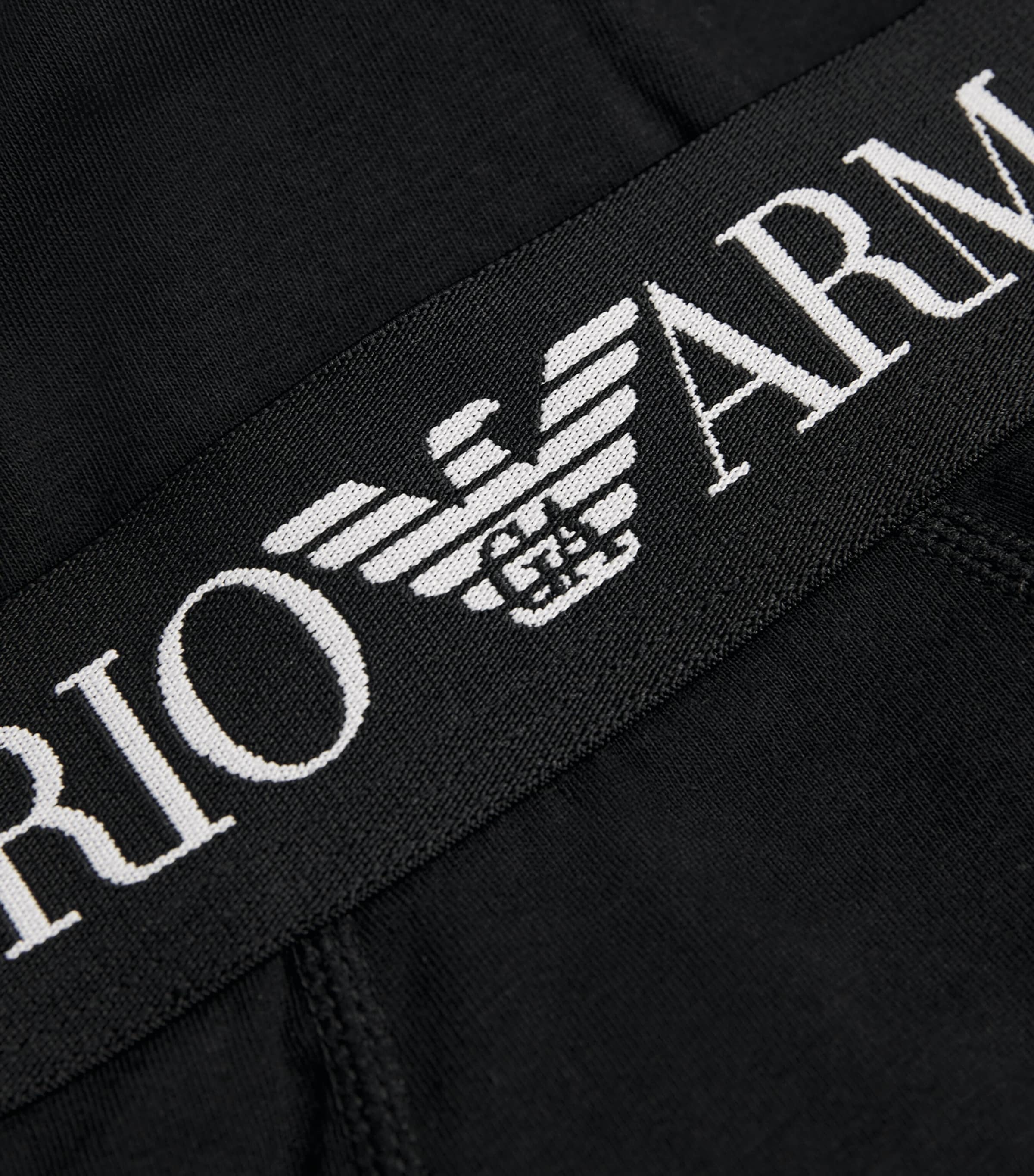 Stretch-Cotton Logo Trunks UC001 BLACK Image 5