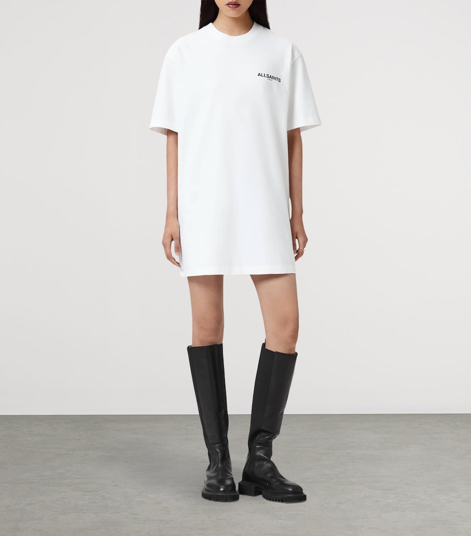 Organic Cotton Halis Mini Dress WHITE Image 2