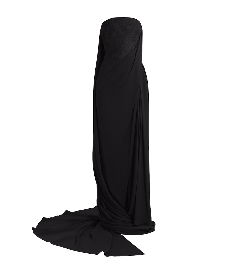 Vivienne Westwood Womens Caped Ada Gown Black Image 1