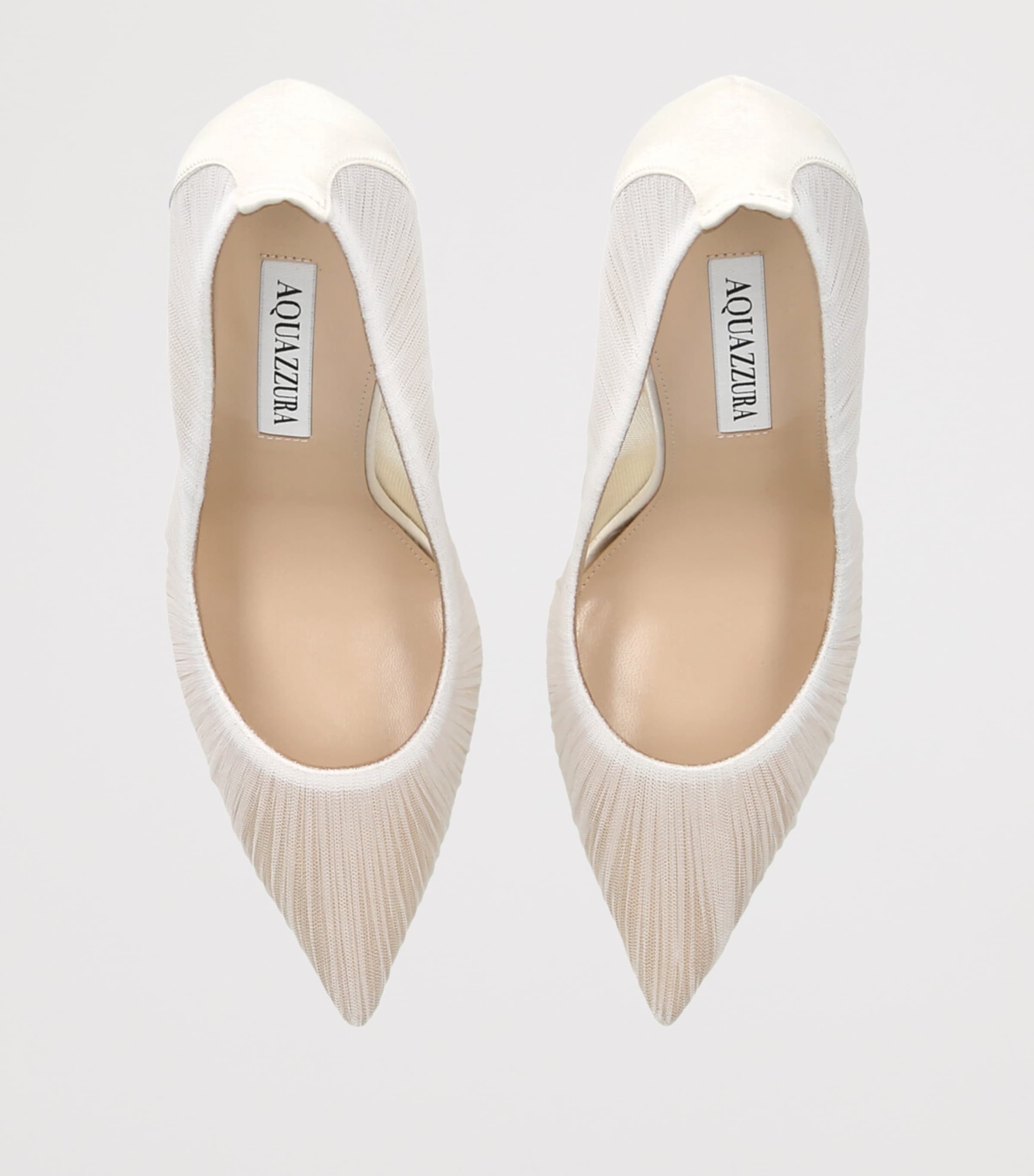 Tulle Voile Pumps 105 WHITE Image 4