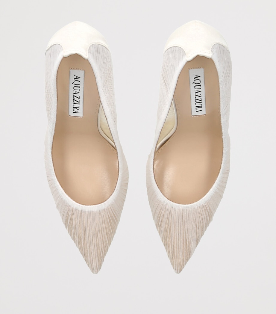 Tulle Voile Pumps 105 WHITE Image 4