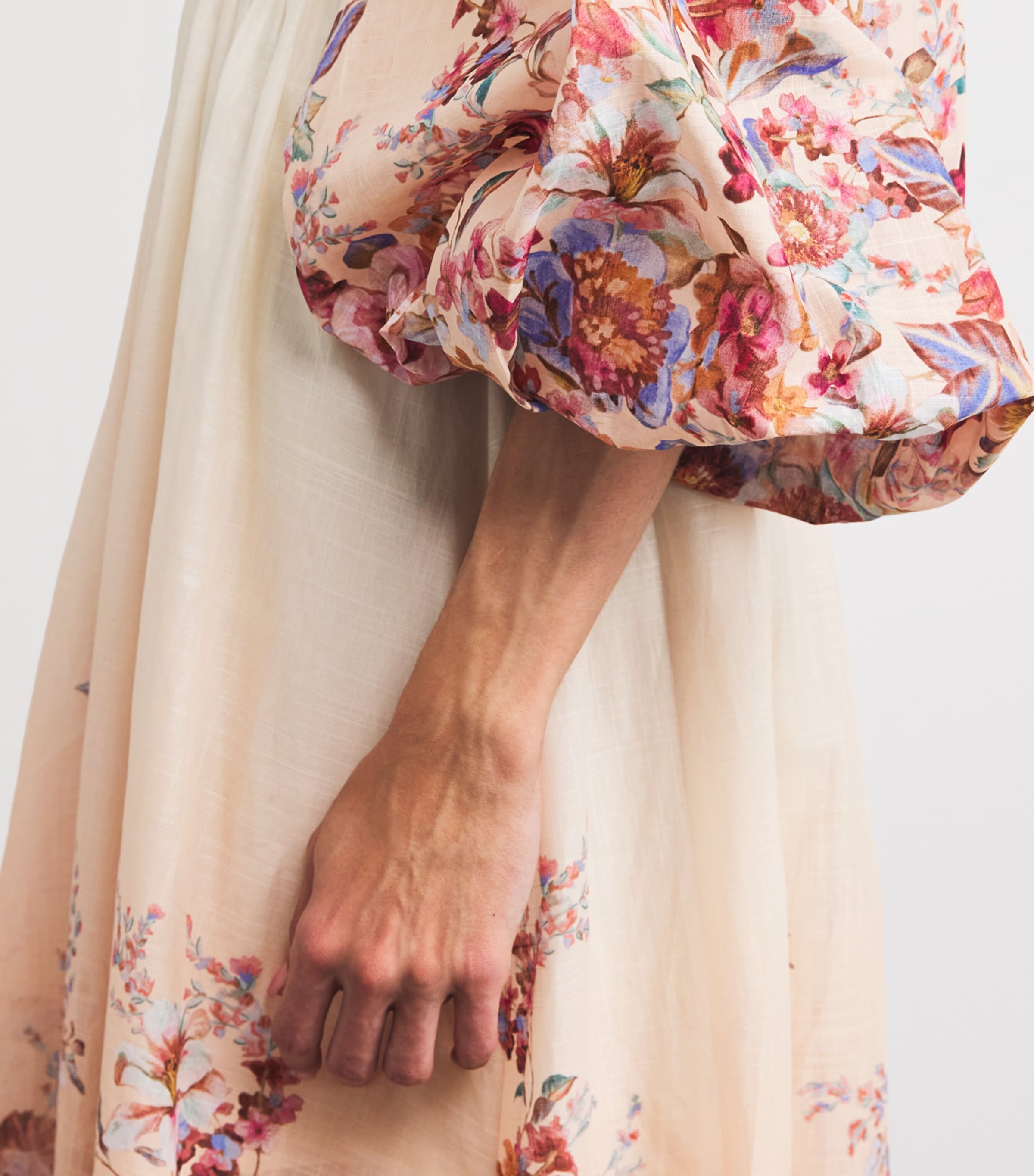 Cotton Floral Awaken Maxi Dress IVORY FLORAL Image 5