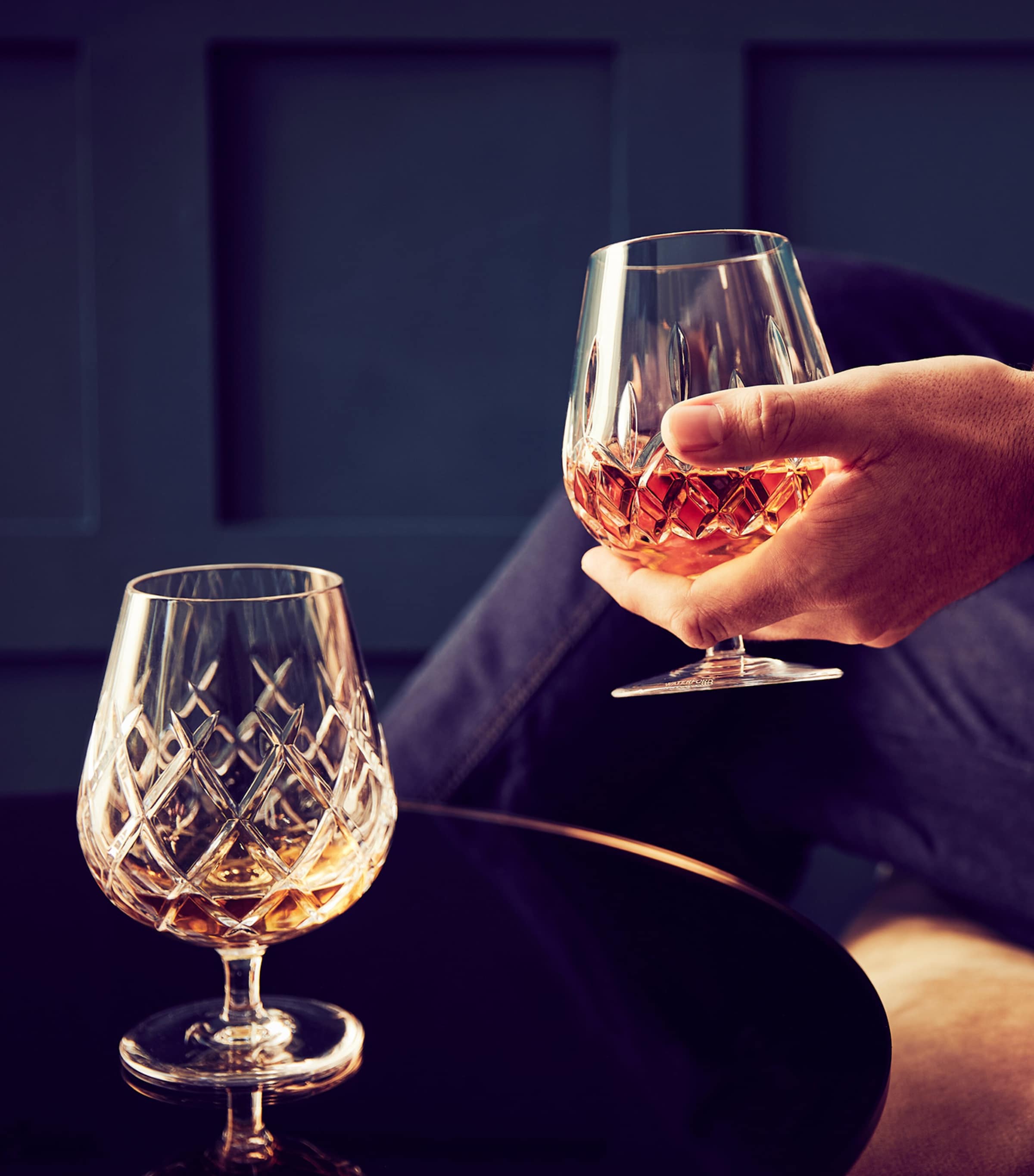 Set of 2 Connoisseur Lismore Brandy Balloons (510ml) CLEAR Image 2