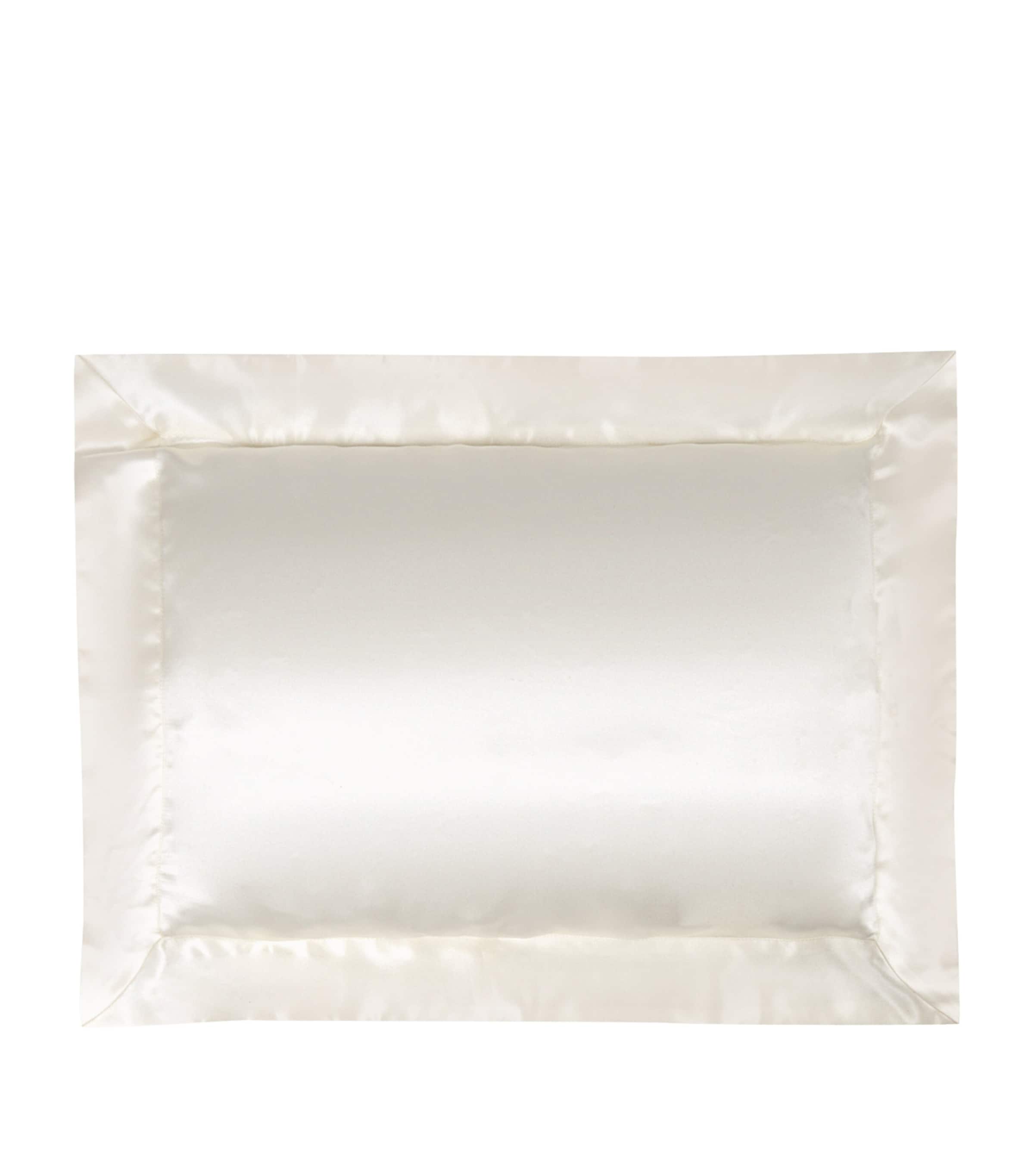 Silk Boudoir Pillowcase (30cm x 40cm) IVORY Image 1