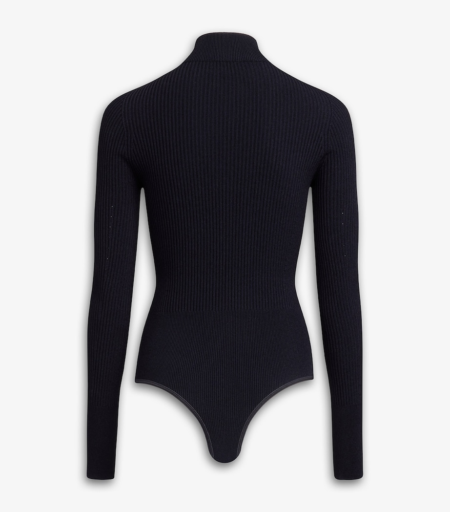 High-Neck Bodysuit NOIR ALAIA Image 2