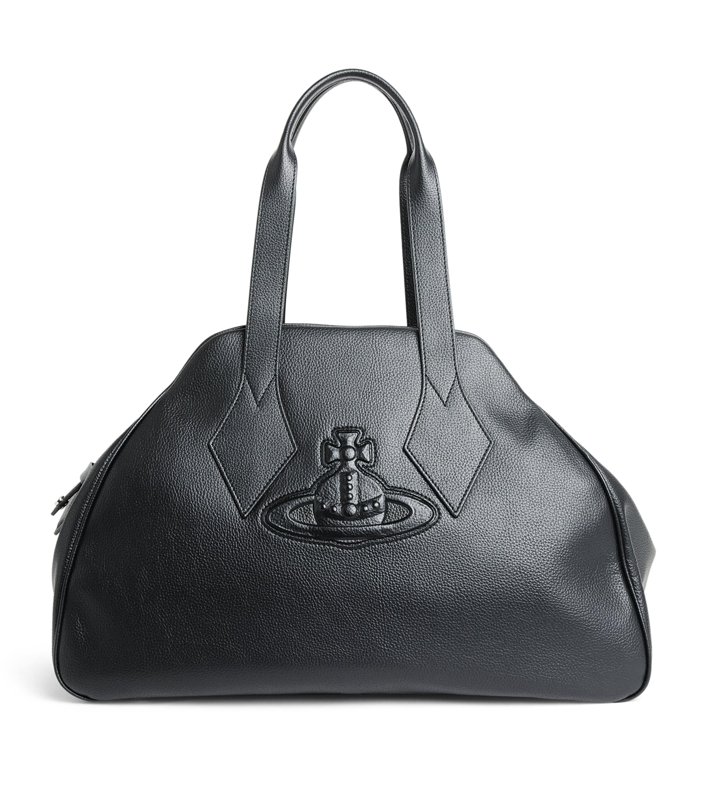 Vivienne Westwood Large Yasmine Top-Handle Bag Black Image 1