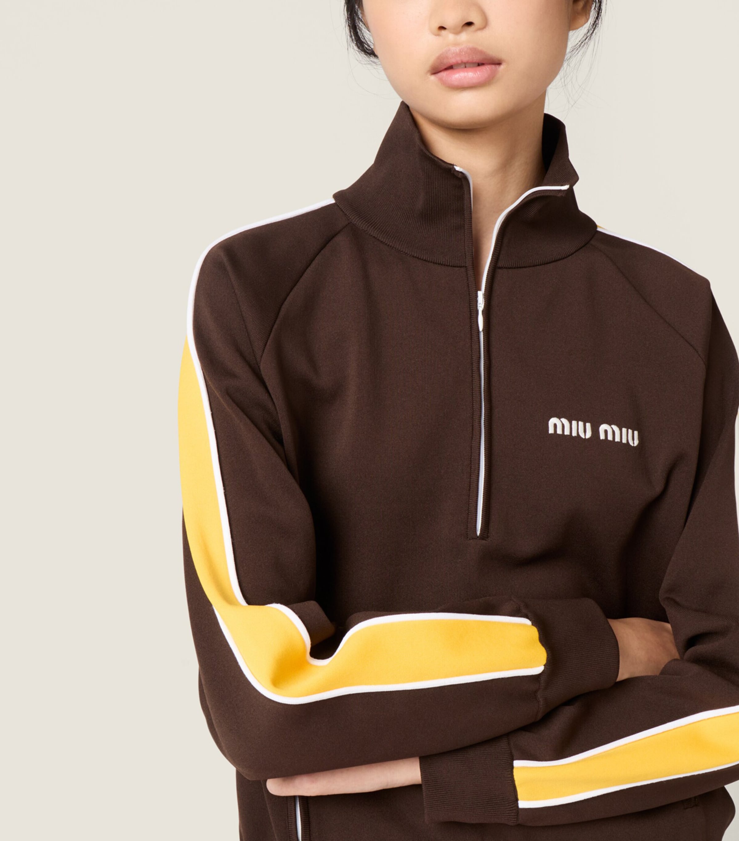 Logo Half-Zip Sweatshirt F0WDS Image 4