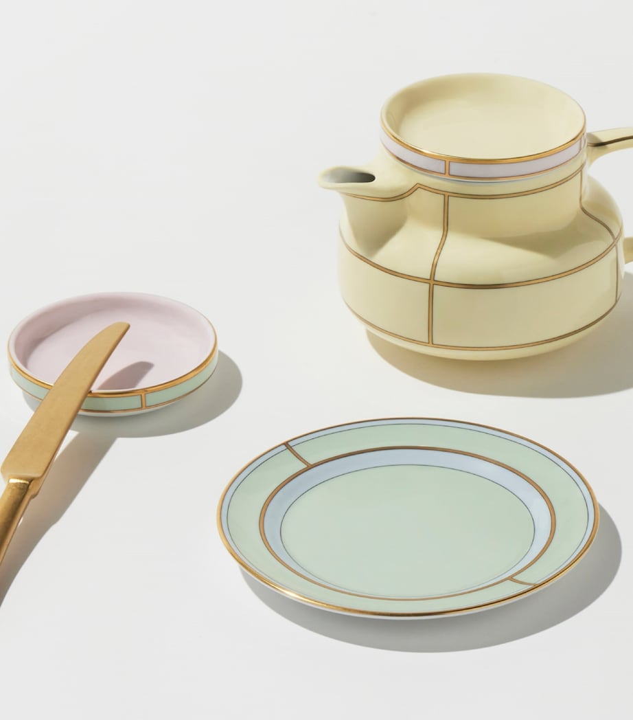 Porcelain Colonna Diva Verde Bread Plate (17cm) G00134900 Image 2