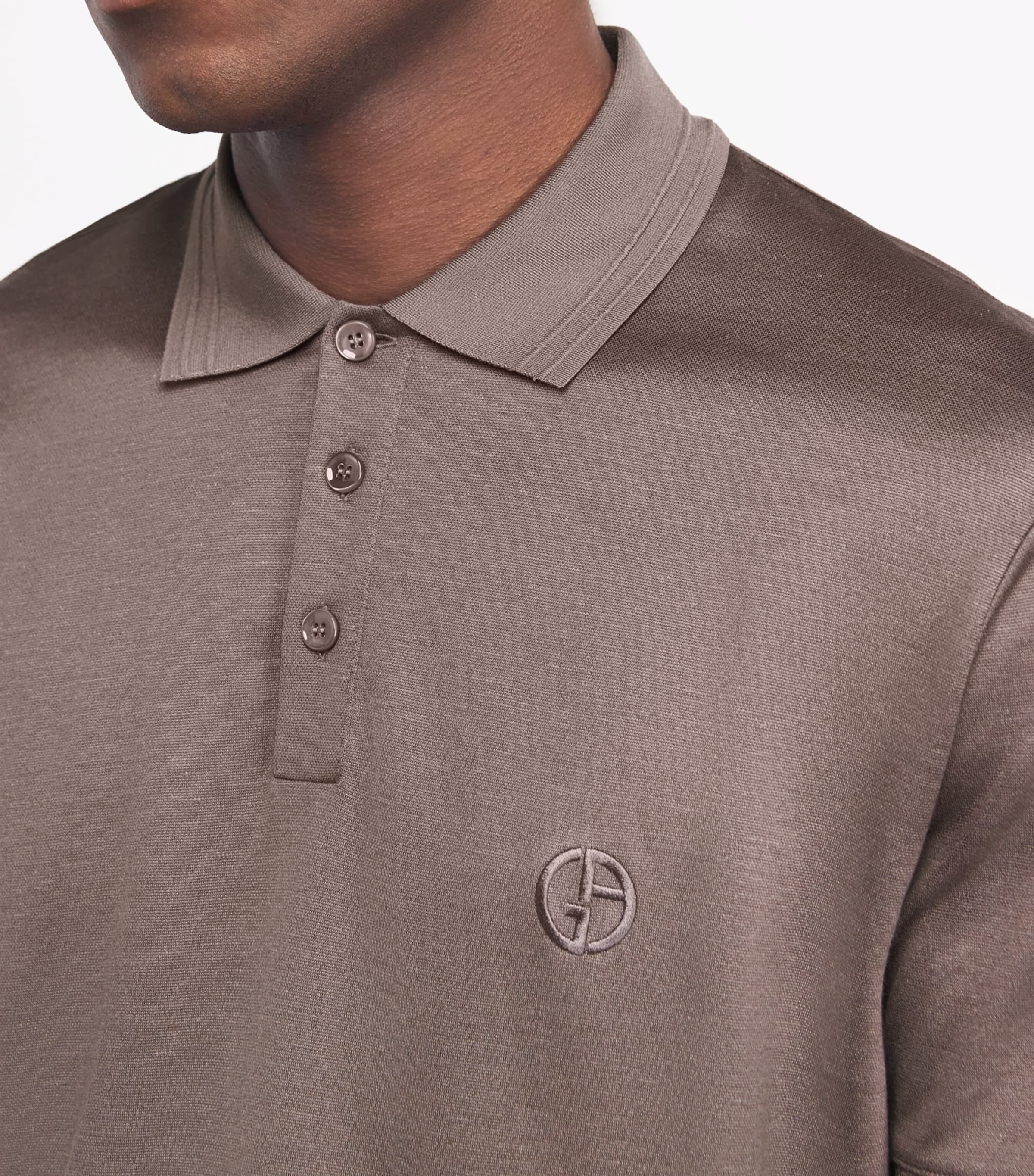 Cotton Logo Polo Shirt U6125 Image 6