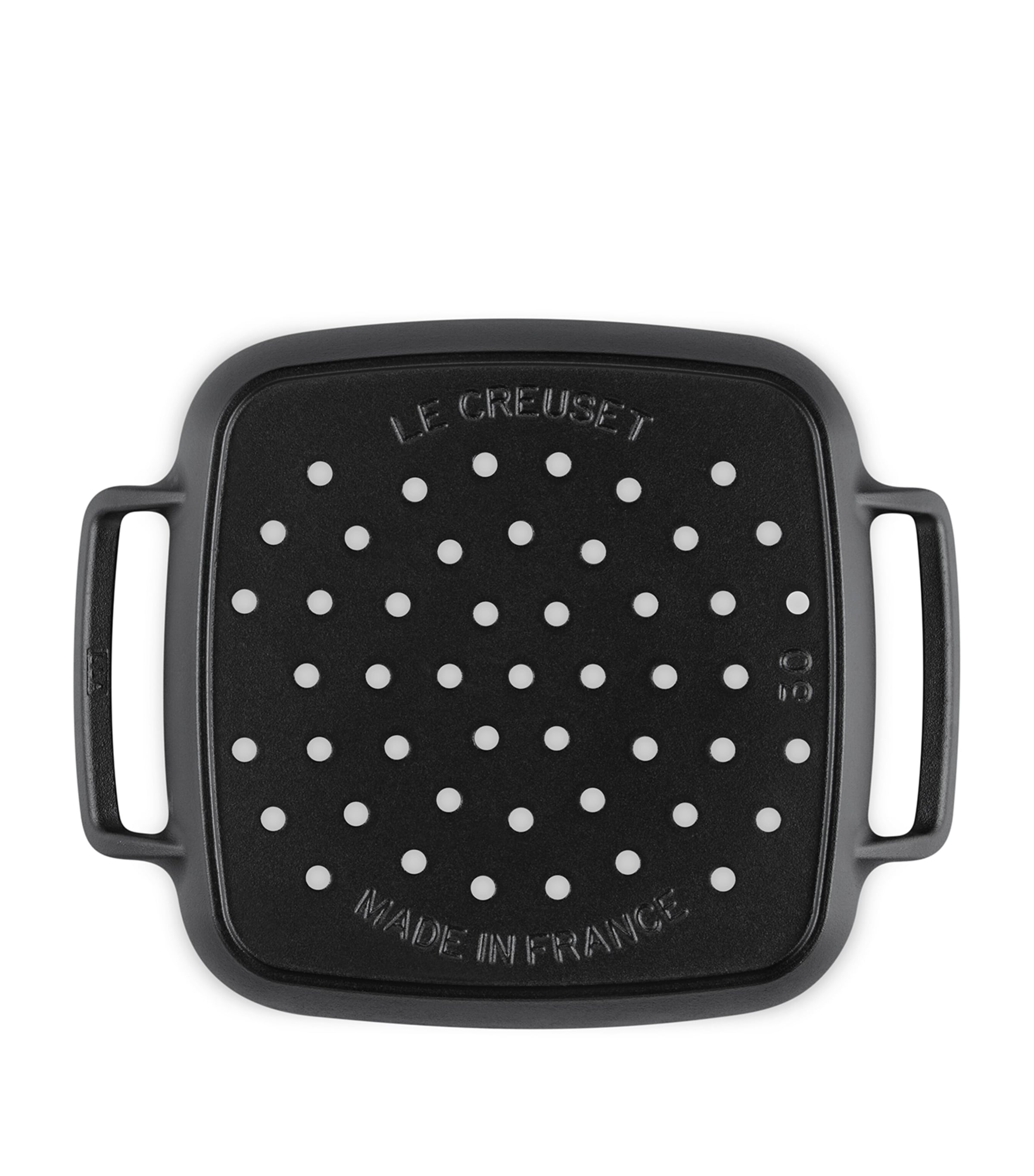 Cast Iron Outdoor Collection Square Grilling Basket (30cm) SATIN BLACK Image 4