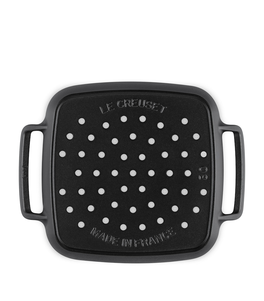 Cast Iron Outdoor Collection Square Grilling Basket (30cm) SATIN BLACK Image 4