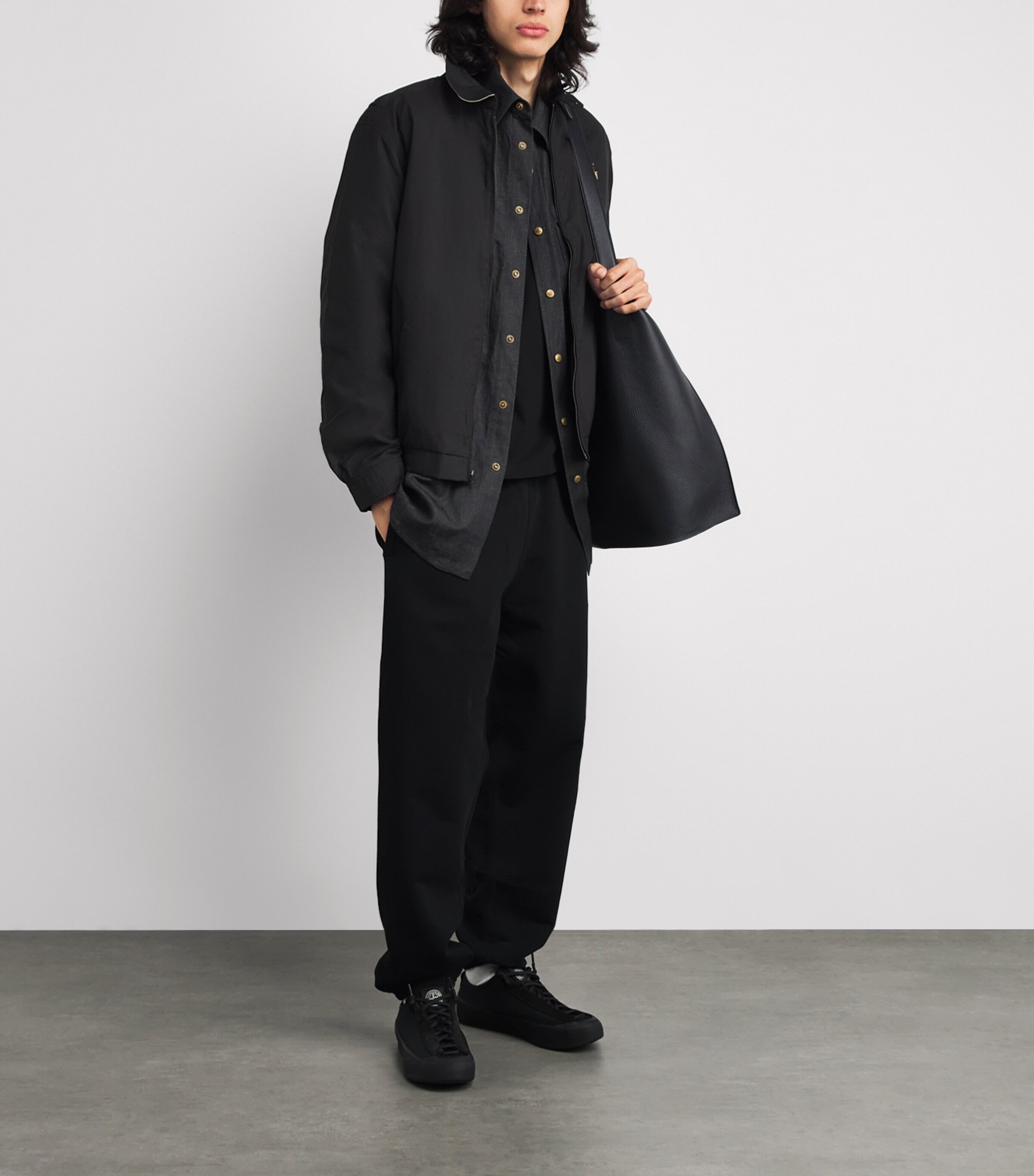 Canada Goose Mens Organic Cotton Tonal Rove Sweatpants Black Image 2