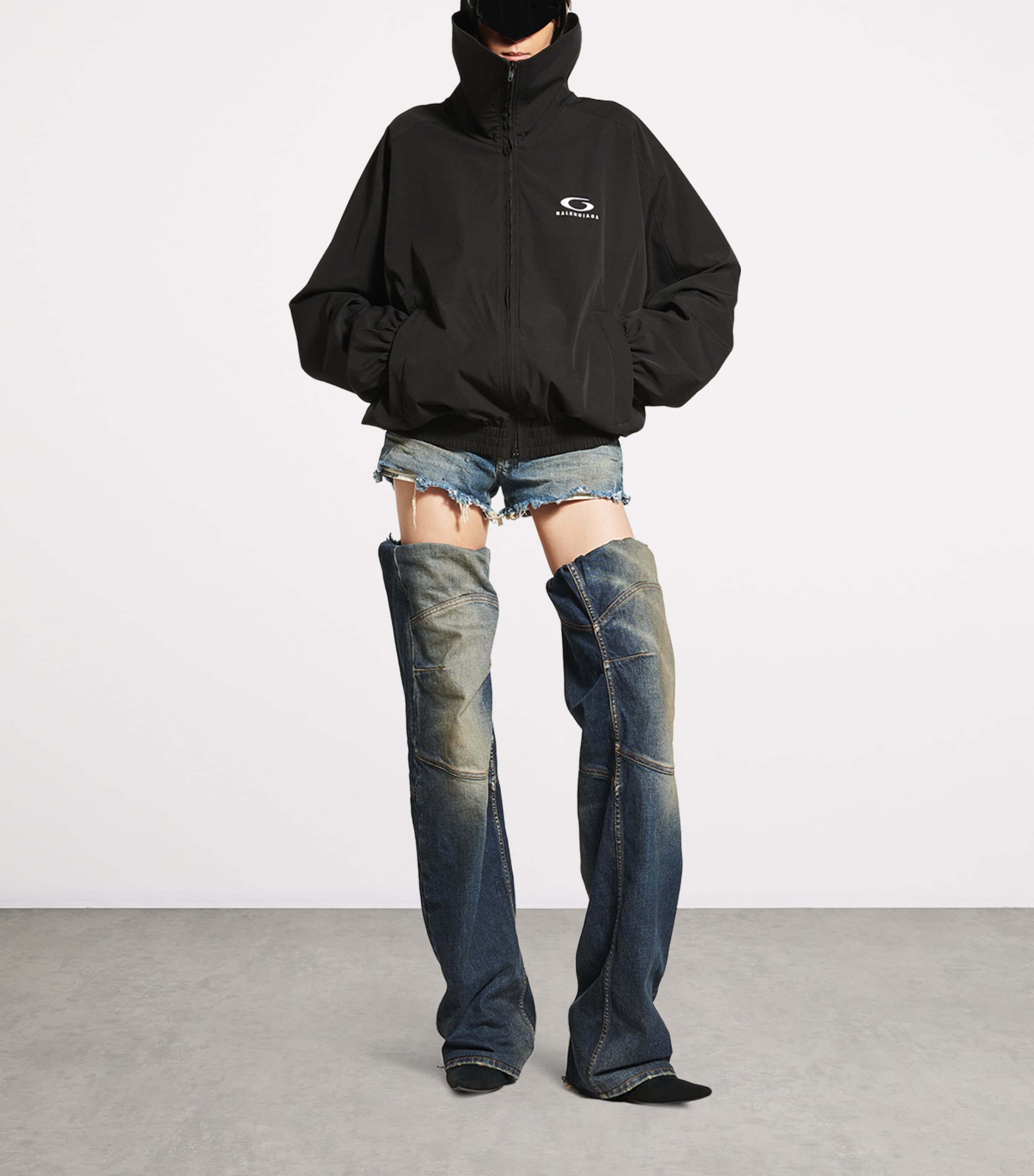 Oversized Logo Track Jacket 1000 Image 3