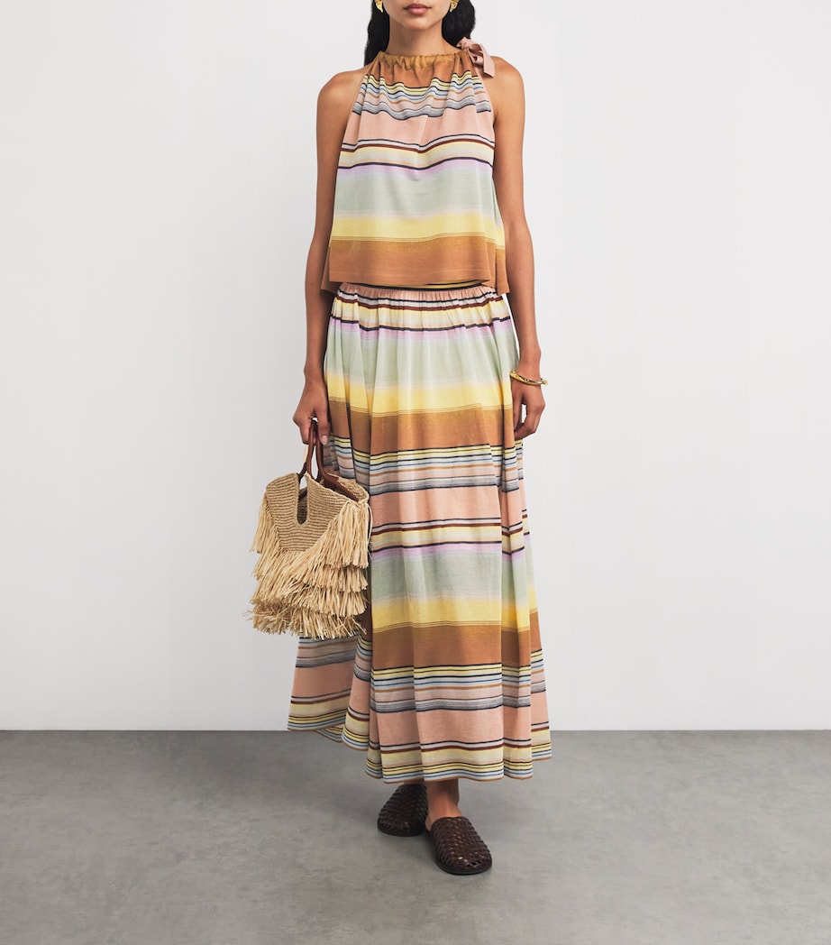 Coco Stripe Maxi Skirt STP/STRIPE Image 2