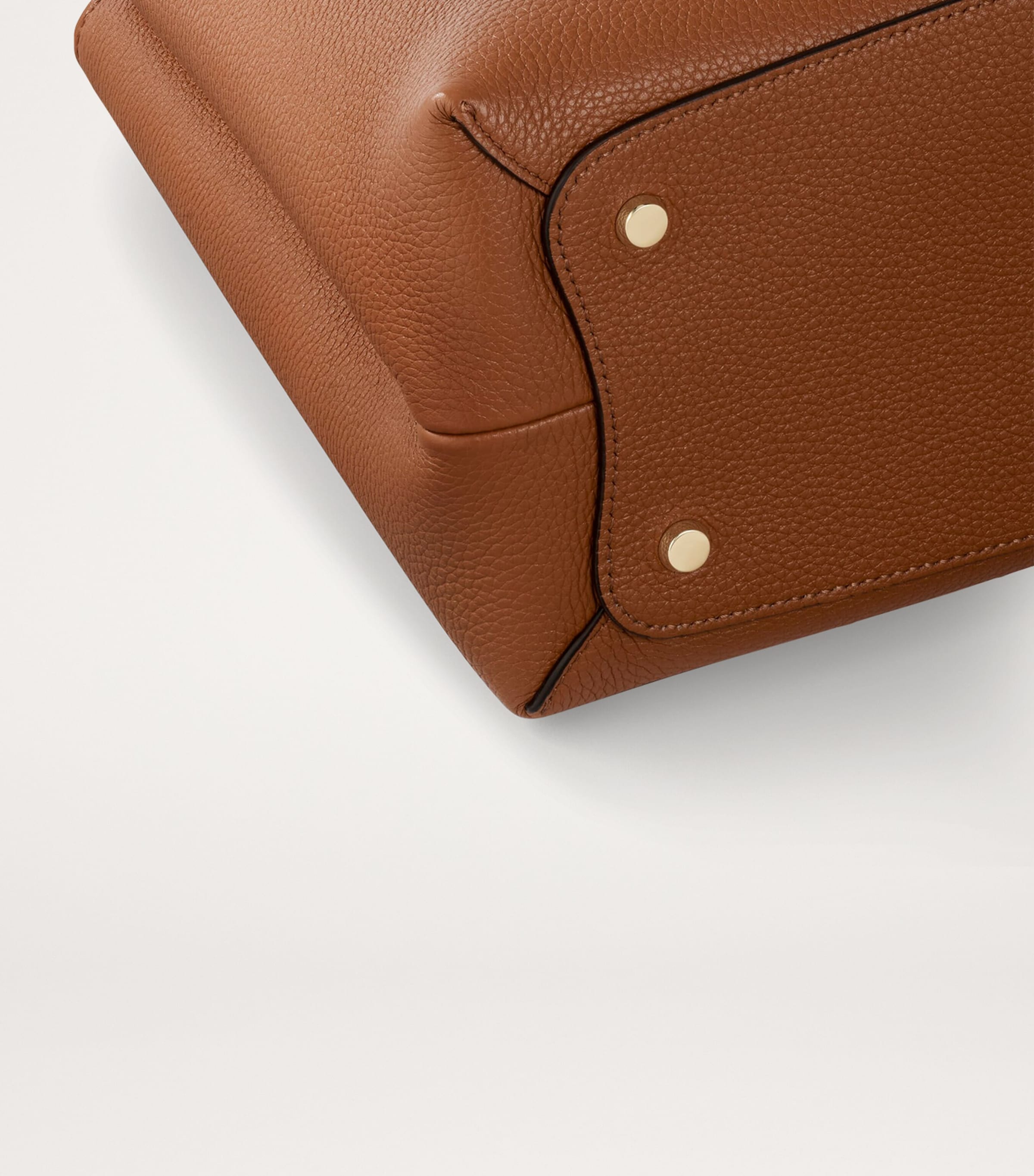 Medium Calfskin Panthère de Cartier Top-Handle Bag CARAMEL Image 6