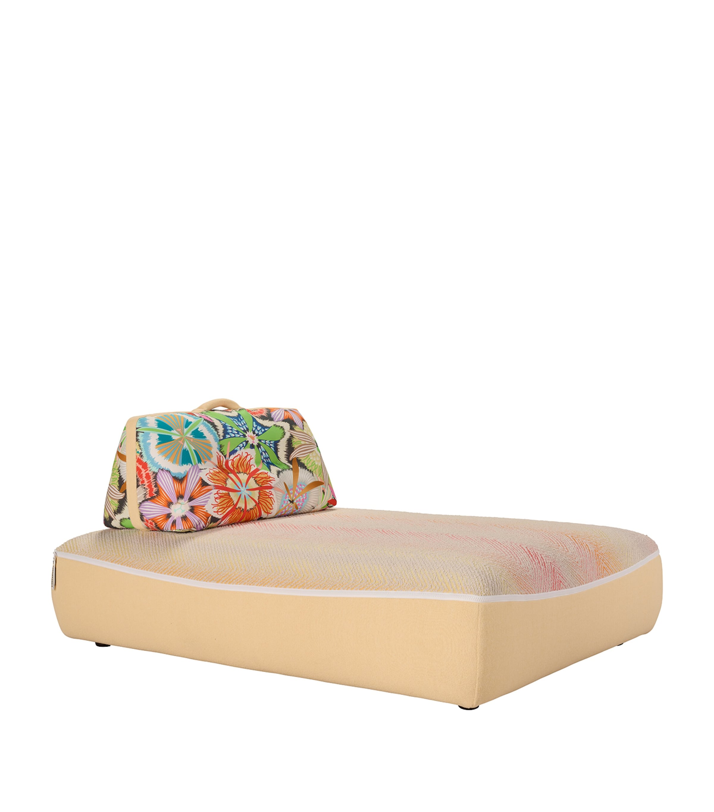 Roche Bobois x Missoni Formentera Chaise Longue Tissu Island Image 1