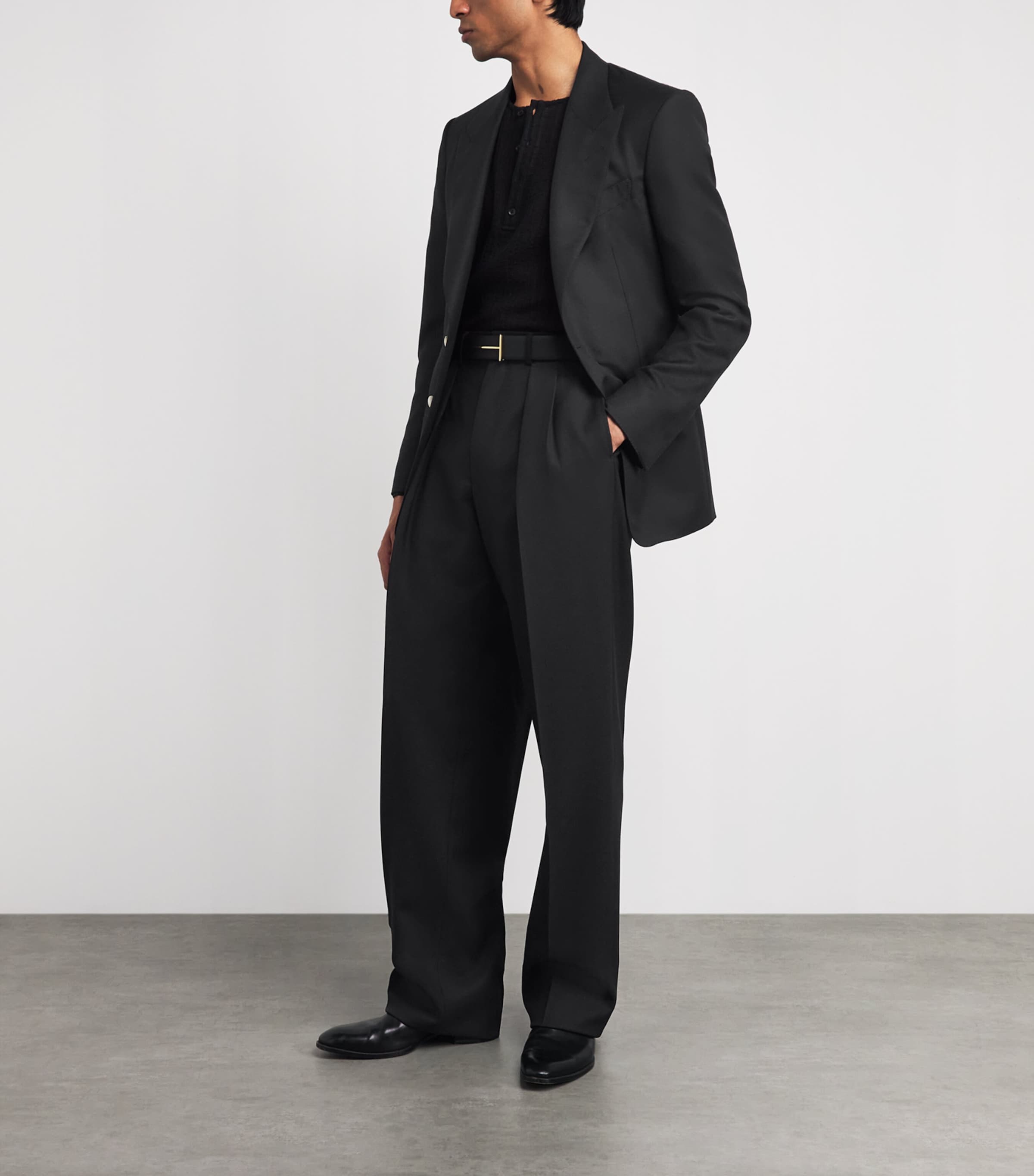 TOM FORD Mens Wool-Mohair-Silk Shelton Blazer Naa Image 2