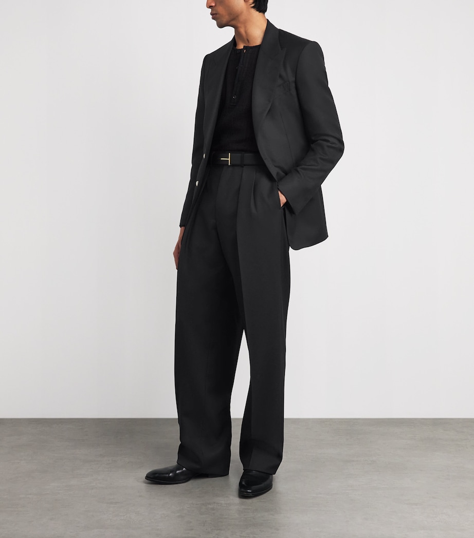 TOM FORD Mens Wool-Mohair-Silk Shelton Blazer Naa Image 2