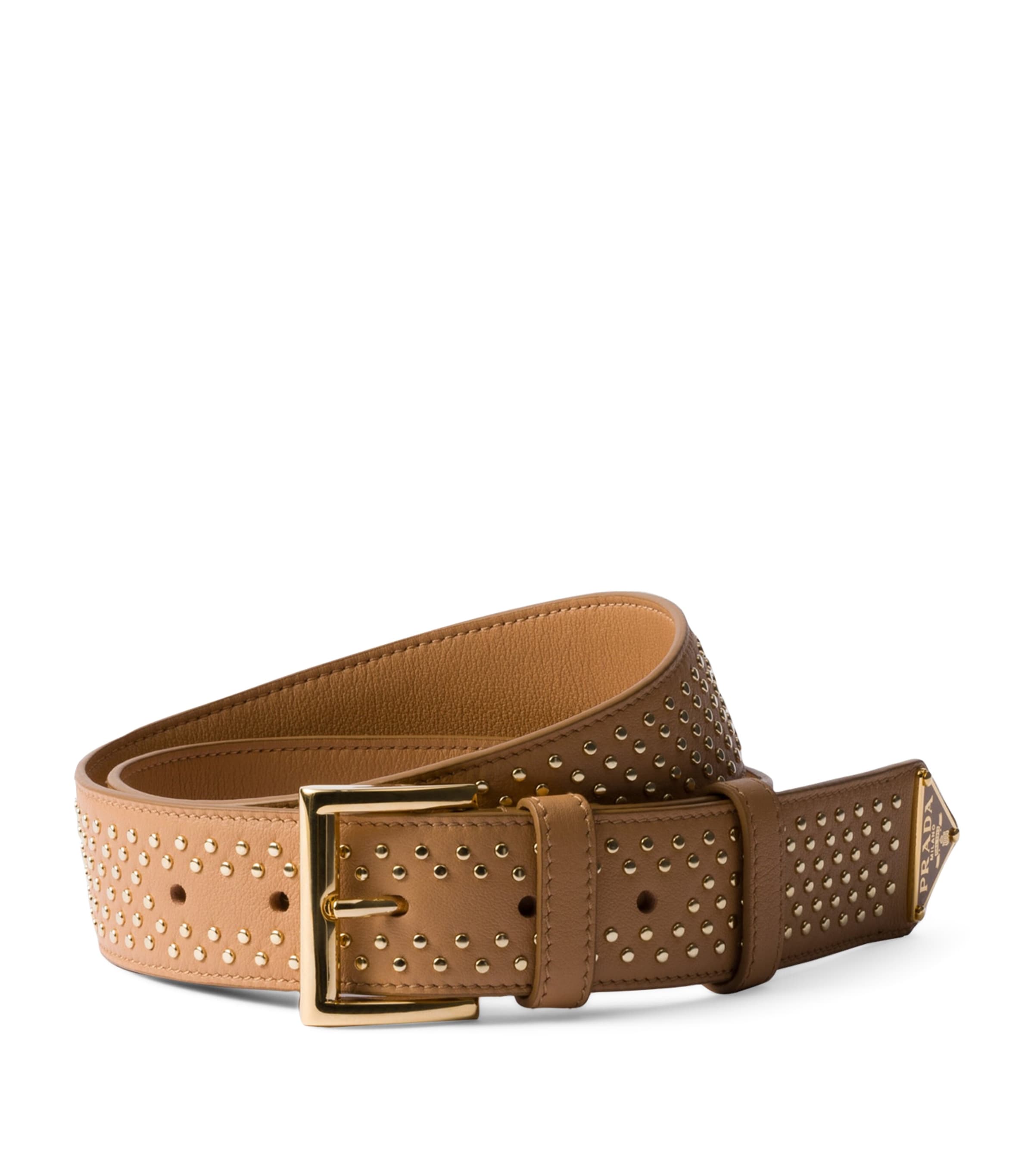 Leather Studded Belt F0018 Image 1