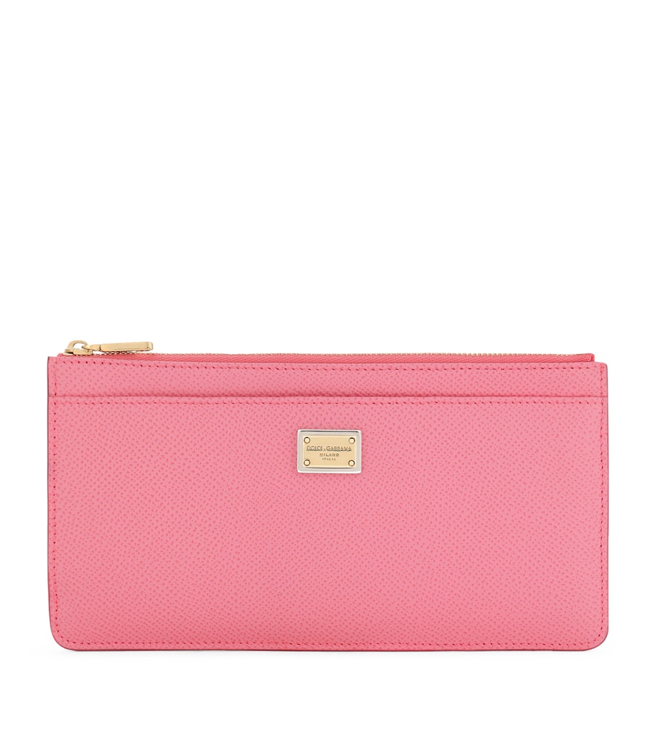 Calfskin Dauphine Card Holder 80424-CYCLAMEN 2 Image 1