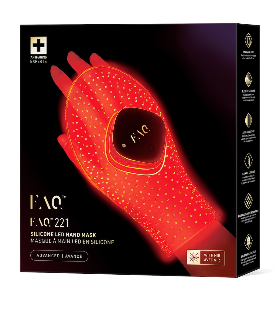 221 Anti-Ageing LED Hand Mask NO COLOUR Image 2