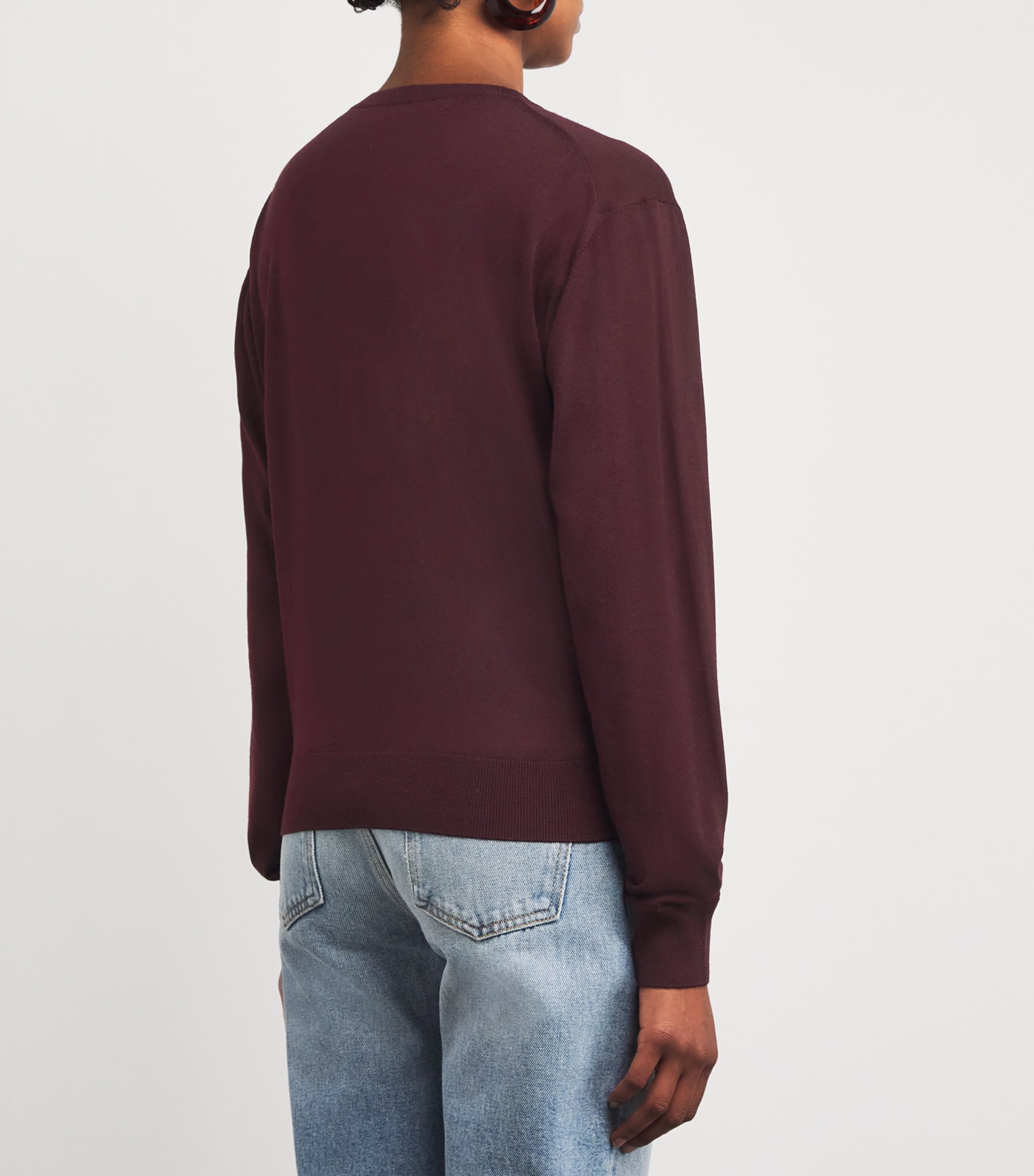 Wool Crew-Neck Sweater 6040 Image 4