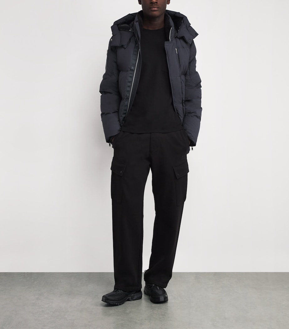 Down Shearling-Trim 3Q Jacket CEMENT - 1542 Image 2